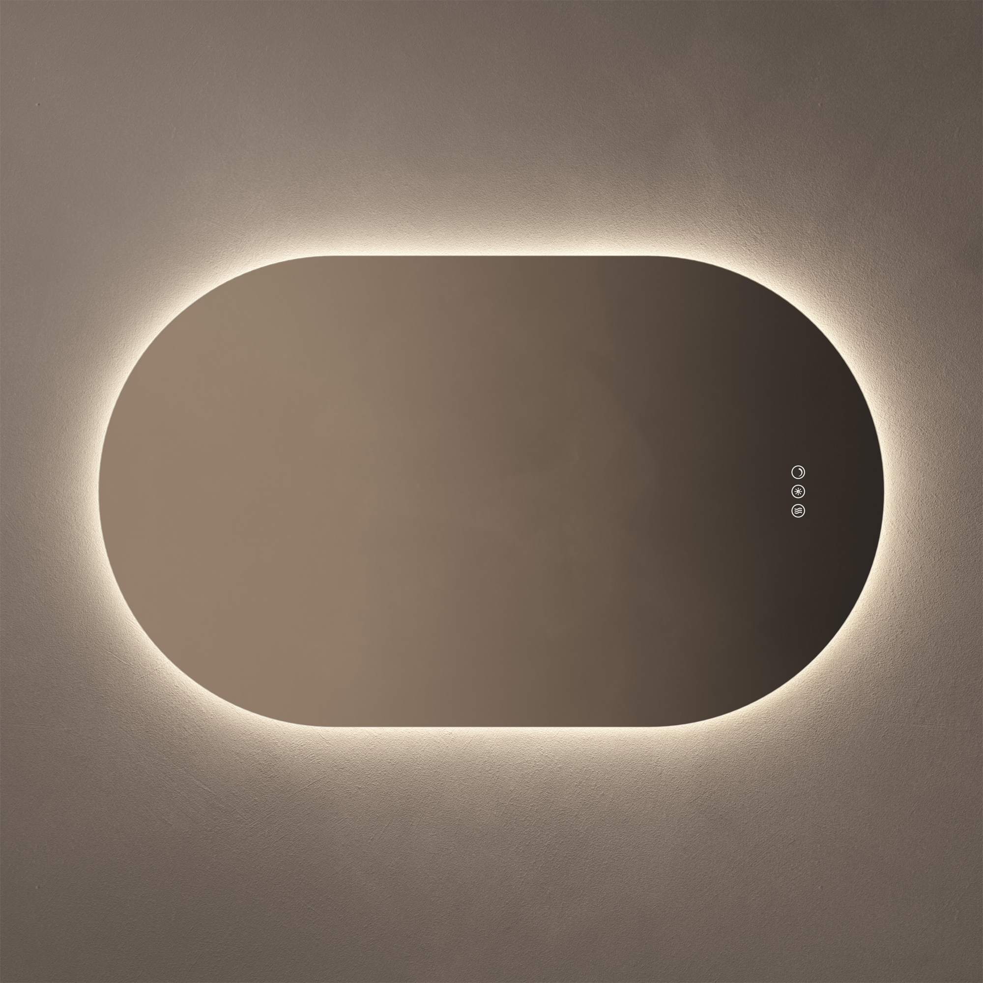 Origins Living Claris Capsule LED Illuminated Mirror with Demister Pad
