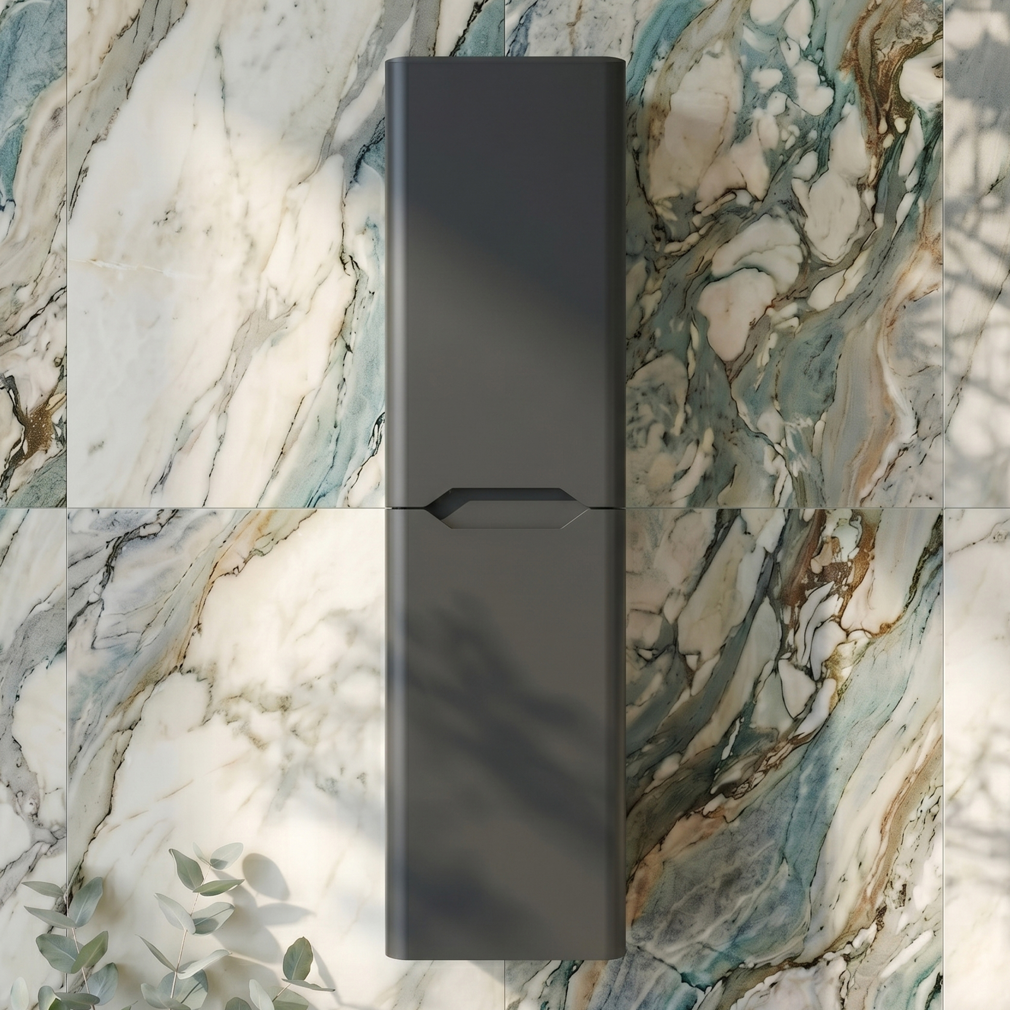 Ava 1400mm Wall Mounted Tall Storage Cabinet