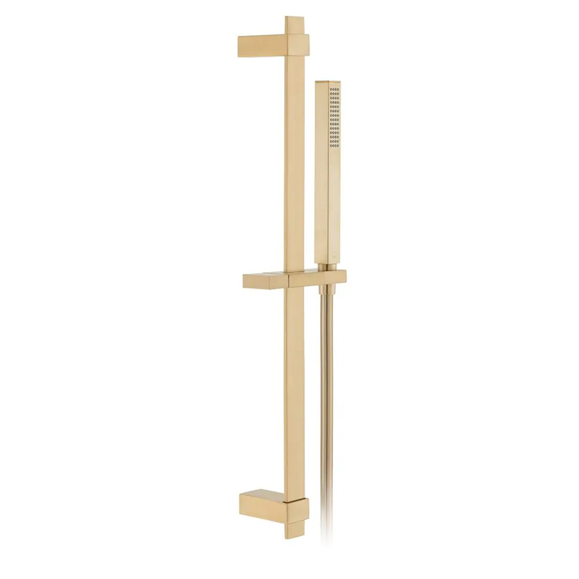 Vado Individual Tablet Notion 2 Outlet Square Concealed Thermostatic Valve, Fixed Head & Shower Rail Kit