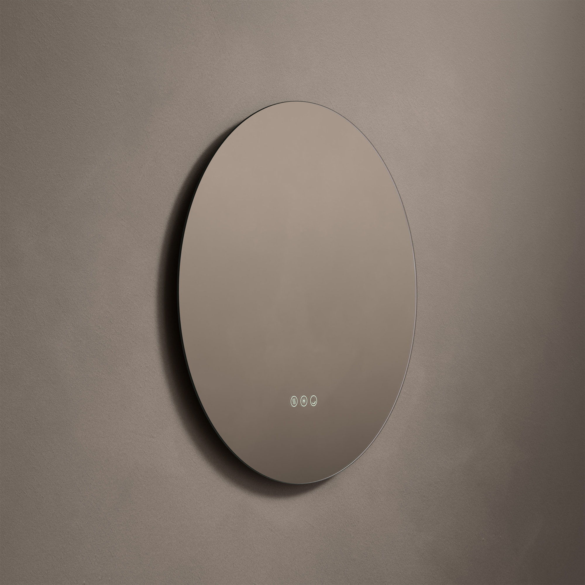 Origins Living Claris Round LED Illuminated Mirror with Demister Pad & Colour Change Lights