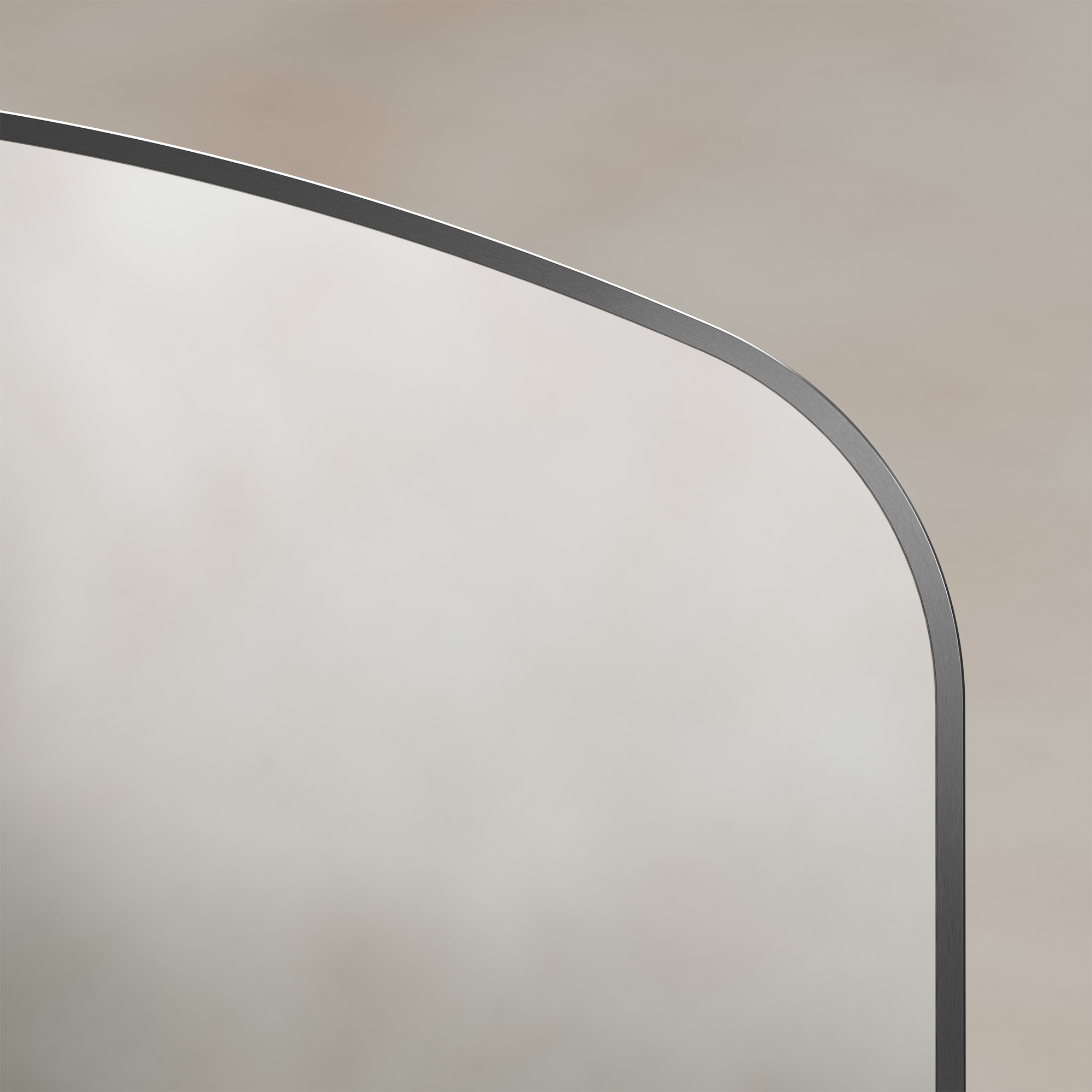 Origins Living Delphine Overmantle Arched Mirror - 1200 x 700mm