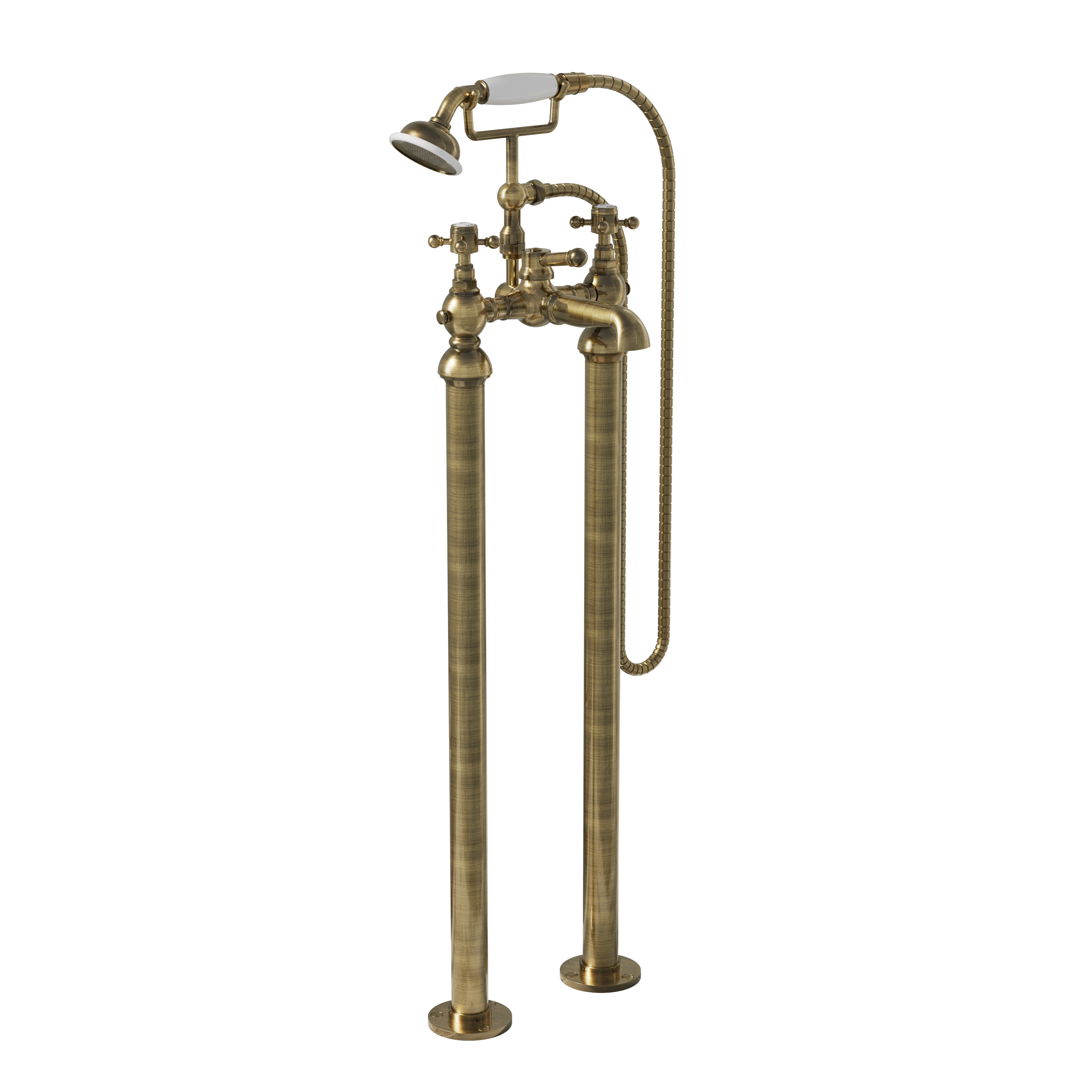 Butler & Rose Eliza Crosshead Freestanding Bath Shower Mixer Tap
