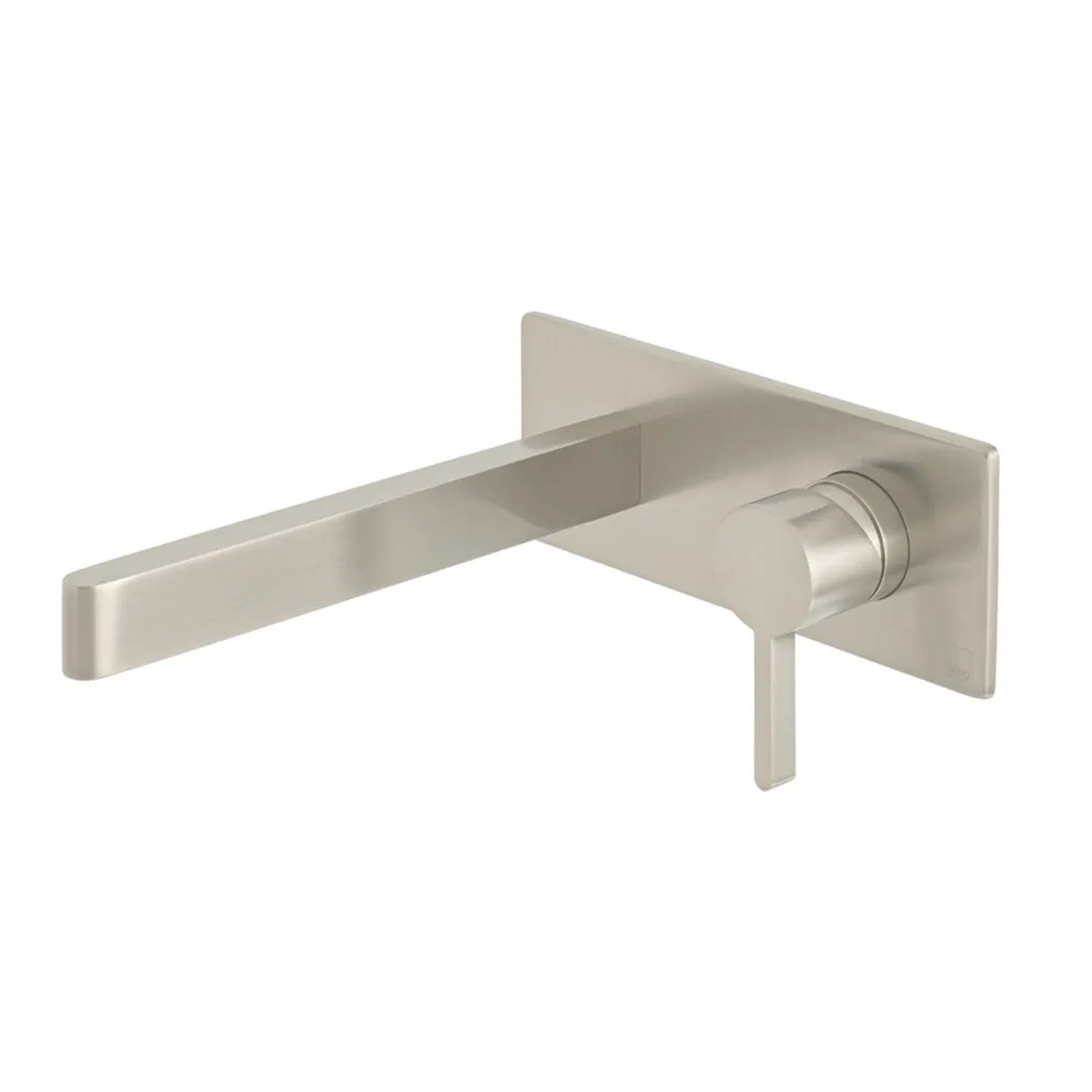 Vado Individual Edit Wall Mounted Single Lever Basin Mixer Tap with Backplate