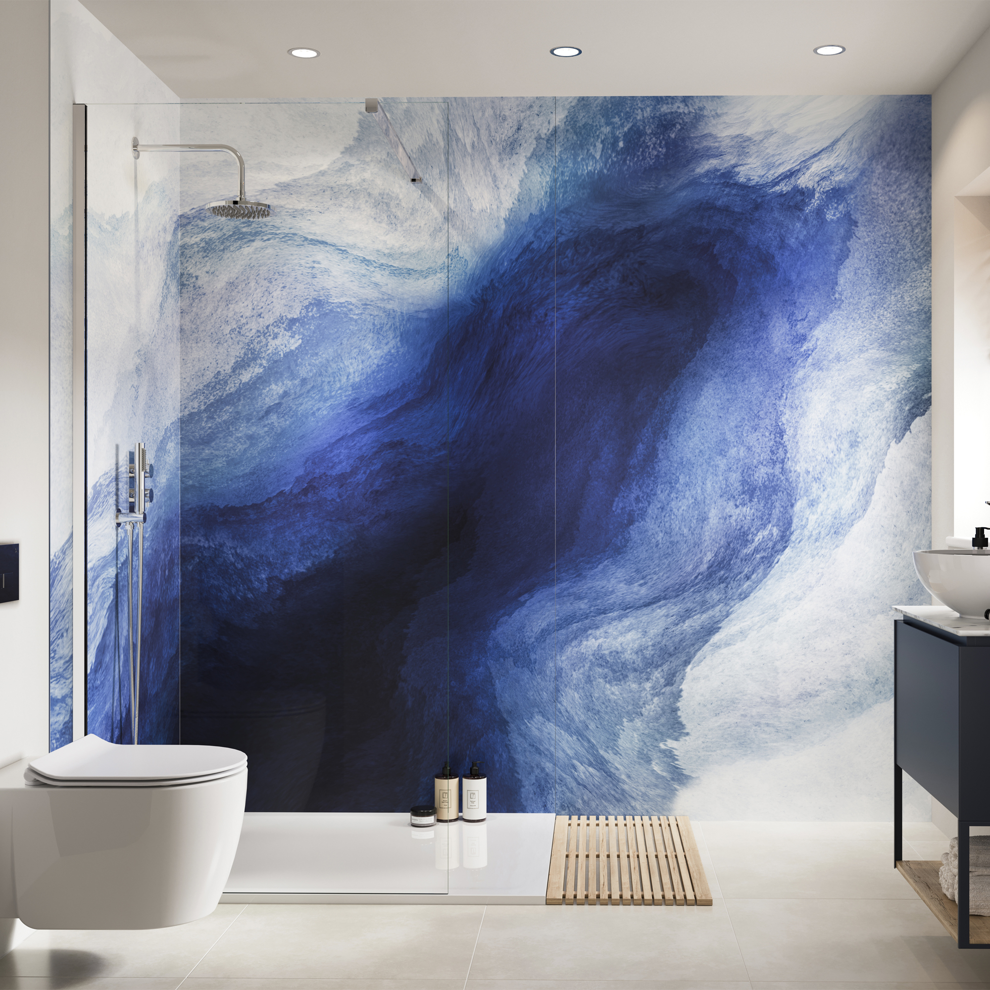 Showerwall Tidal Acrylic Pack Bathroom Wall Panel