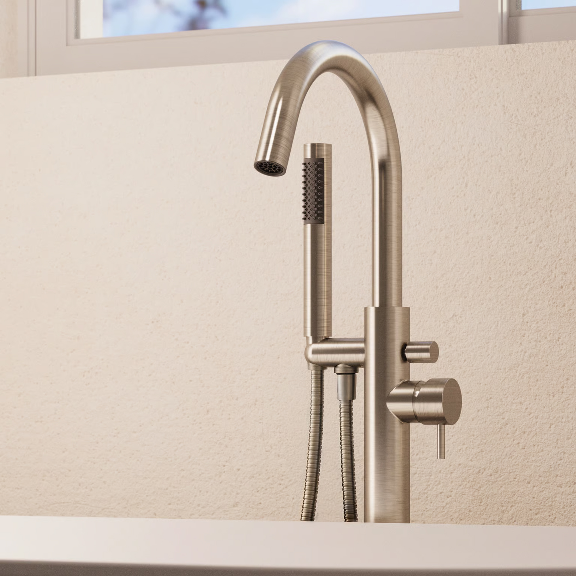 Crosswater MPRO Floorstanding Bath and Shower Mixer Tap
