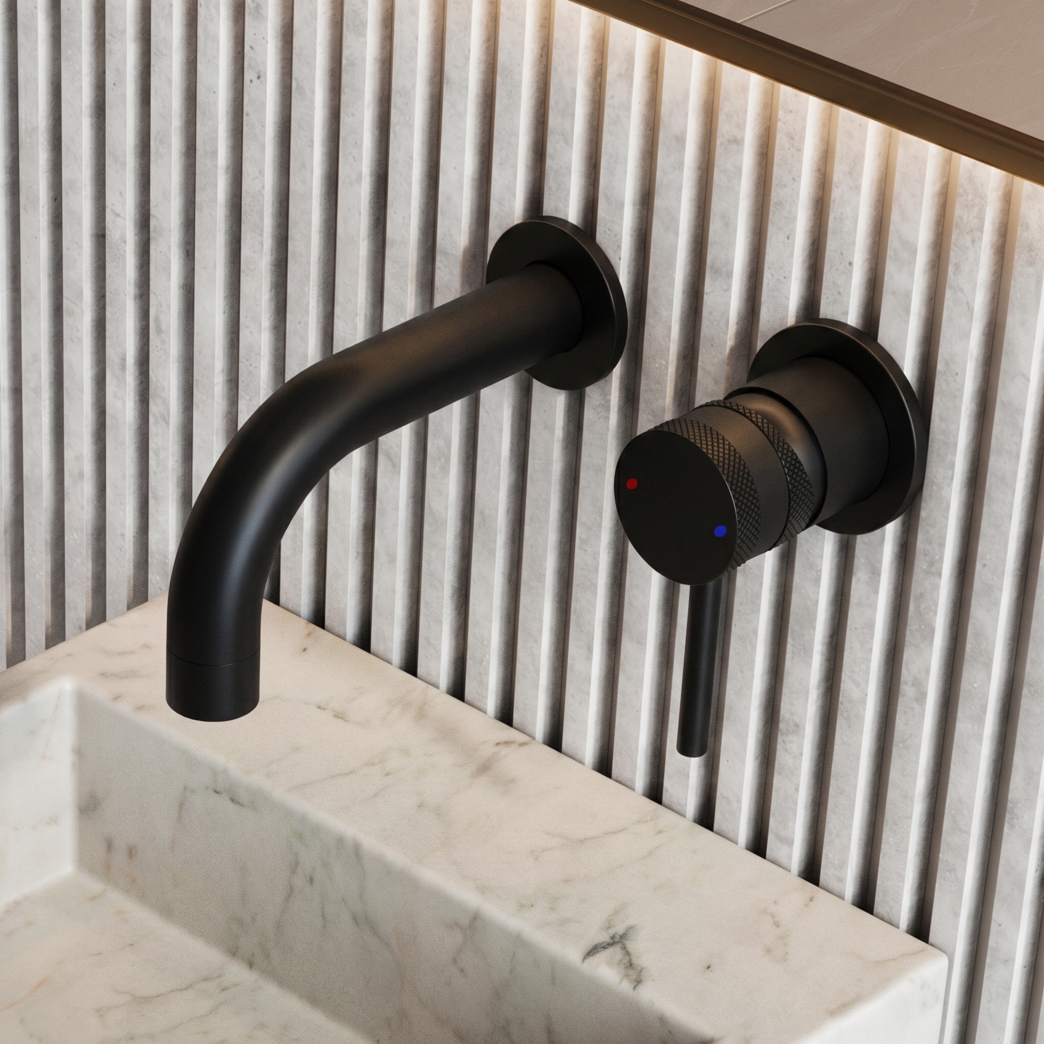 Core Wall Mounted 140mm Cloakroom Basin Tap