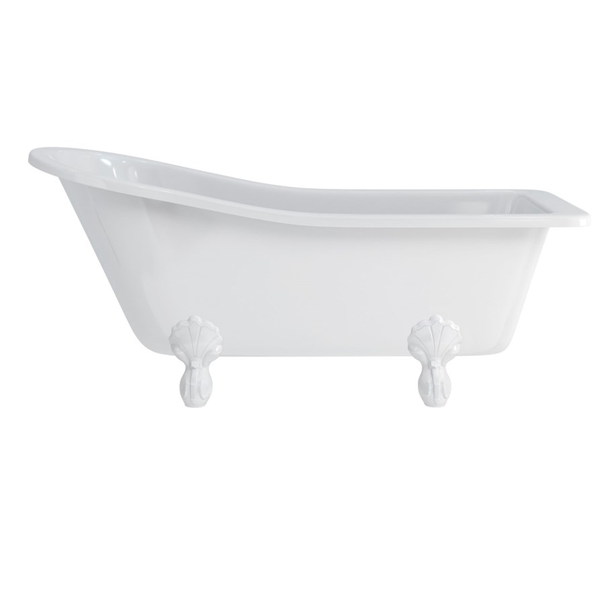 Burlington Harewood Slipper Bath with Luxury Feet - 1690 x 730mm