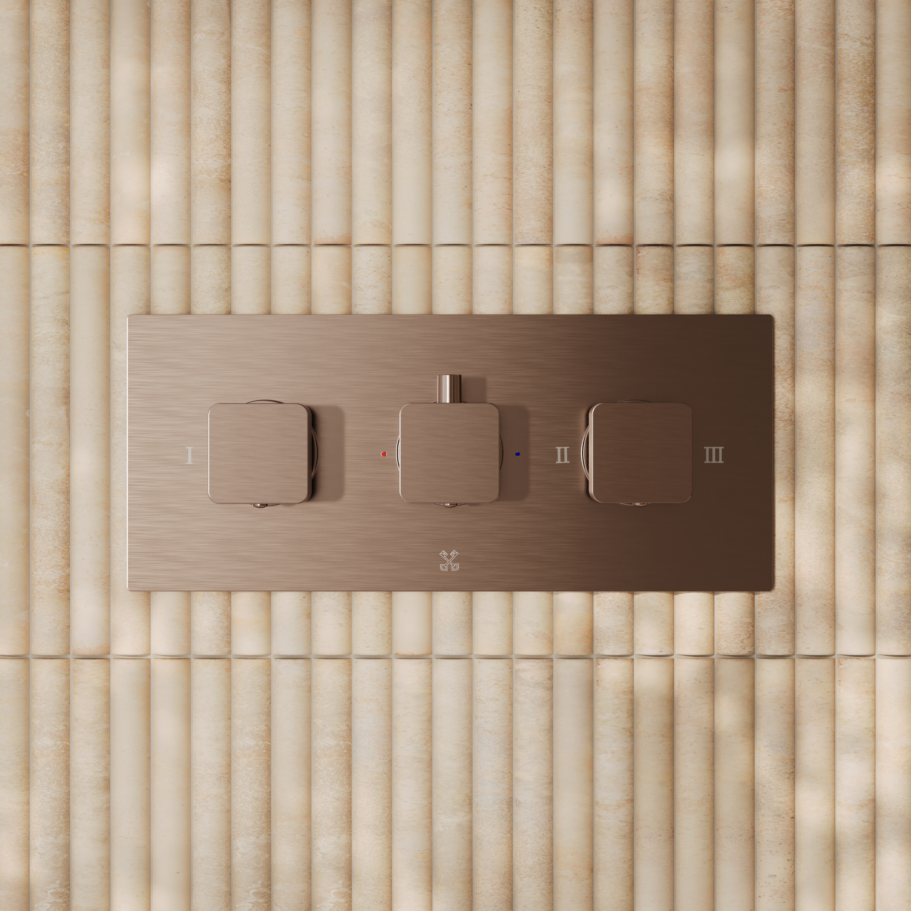 Core 3 Outlet Landscape Thermostatic Concealed Shower Valve