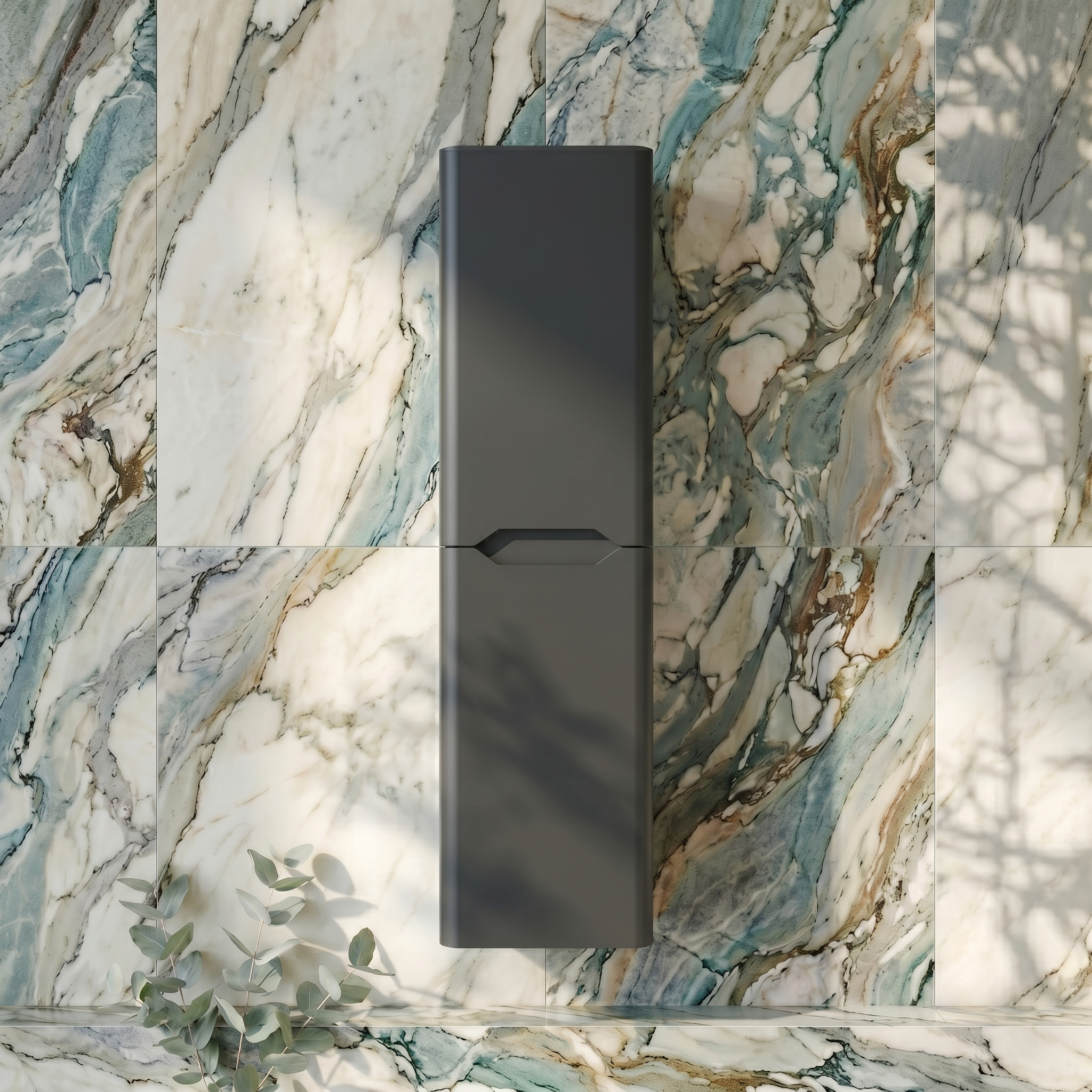 Ava 1400mm Wall Mounted Tall Storage Cabinet