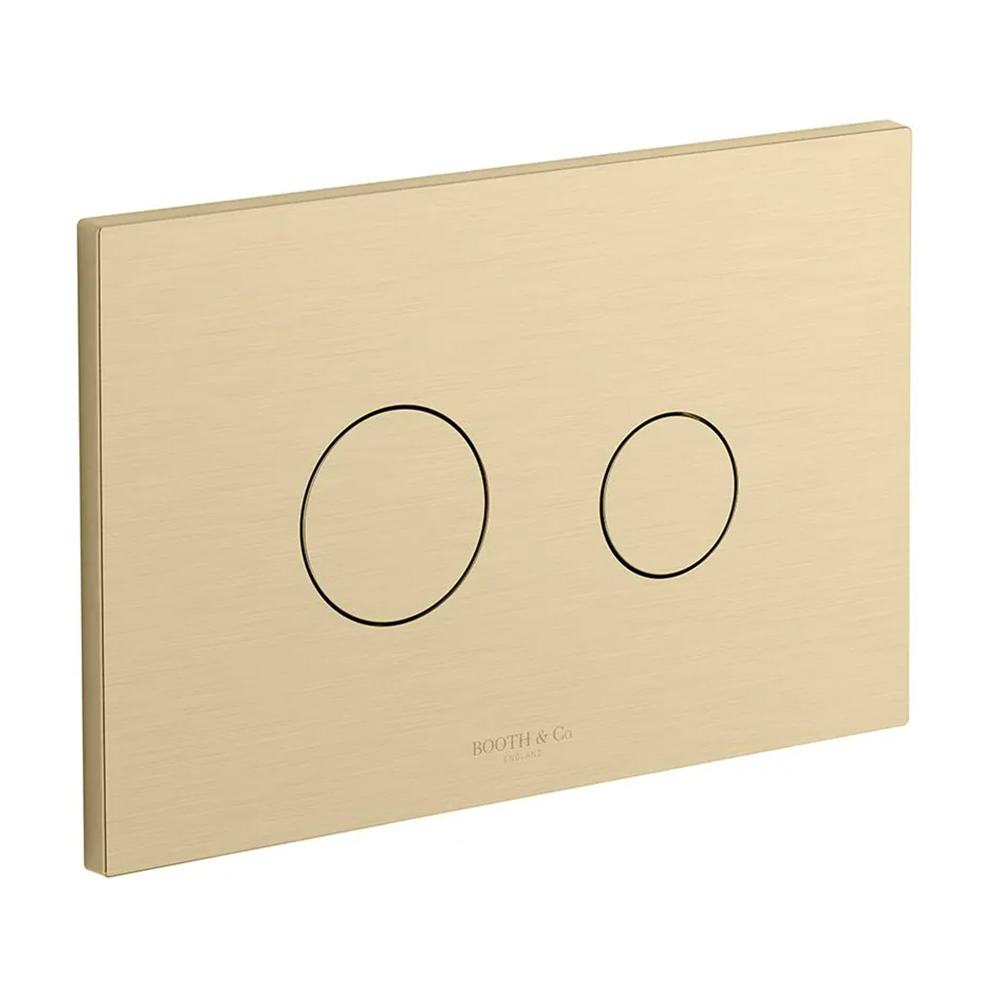 Booth & Co Axbridge Dual Flush Plate with Round Buttons