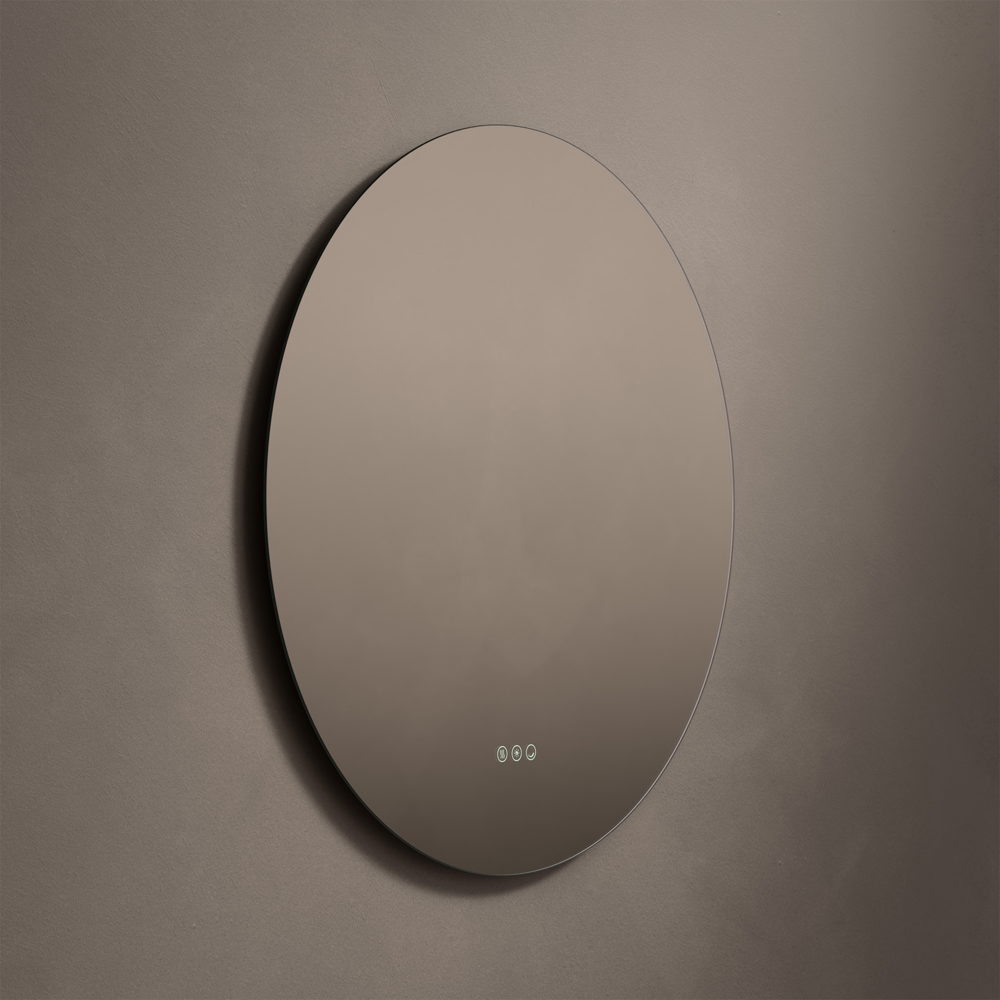 Origins Living Claris Round LED Illuminated Mirror with Demister Pad & Colour Change Lights