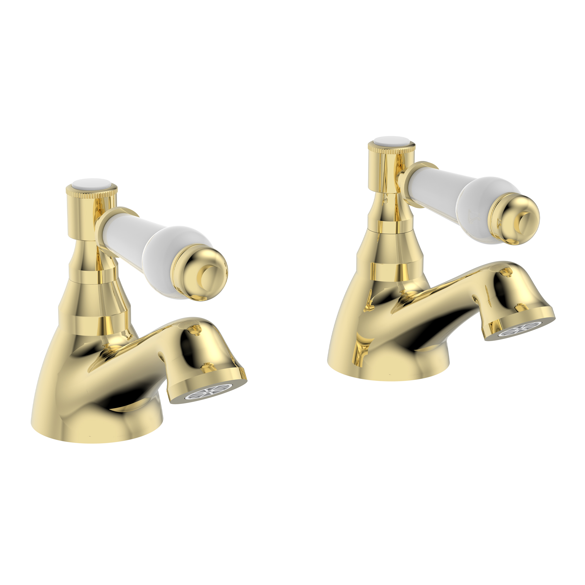Butler & Rose Eliza Lever Bath Pillar Taps