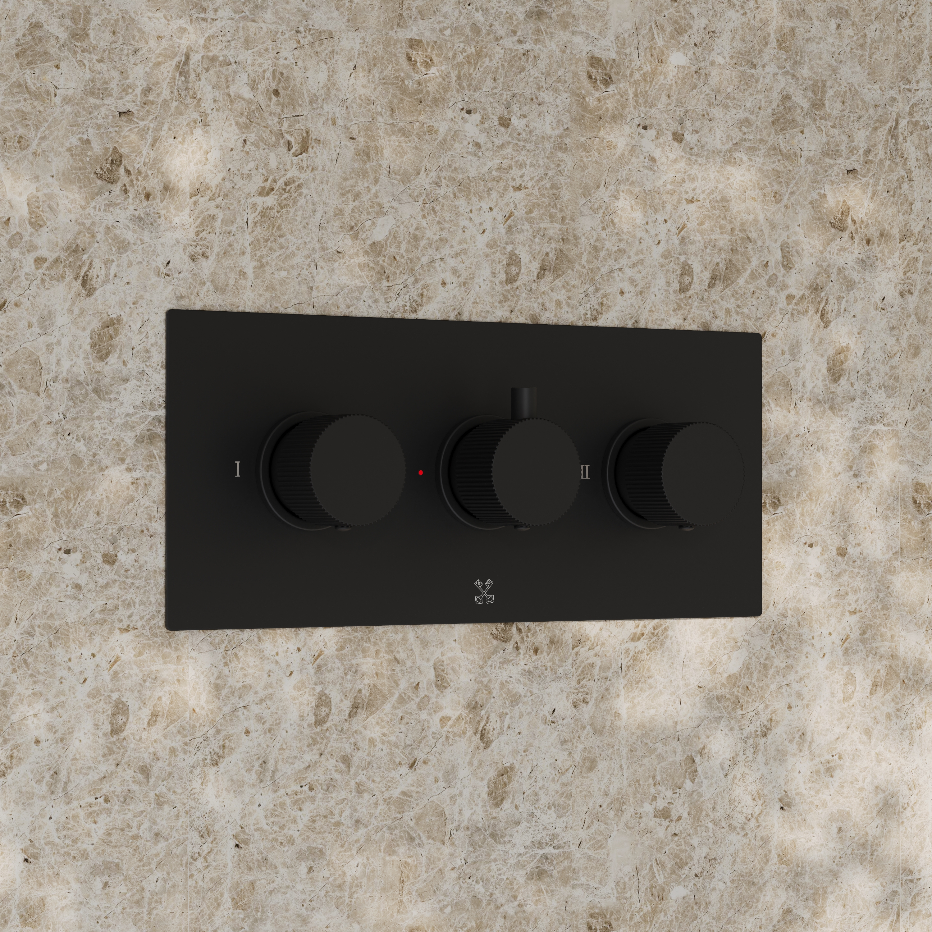 Core 3 Outlet Landscape Thermostatic Concealed Shower Valve