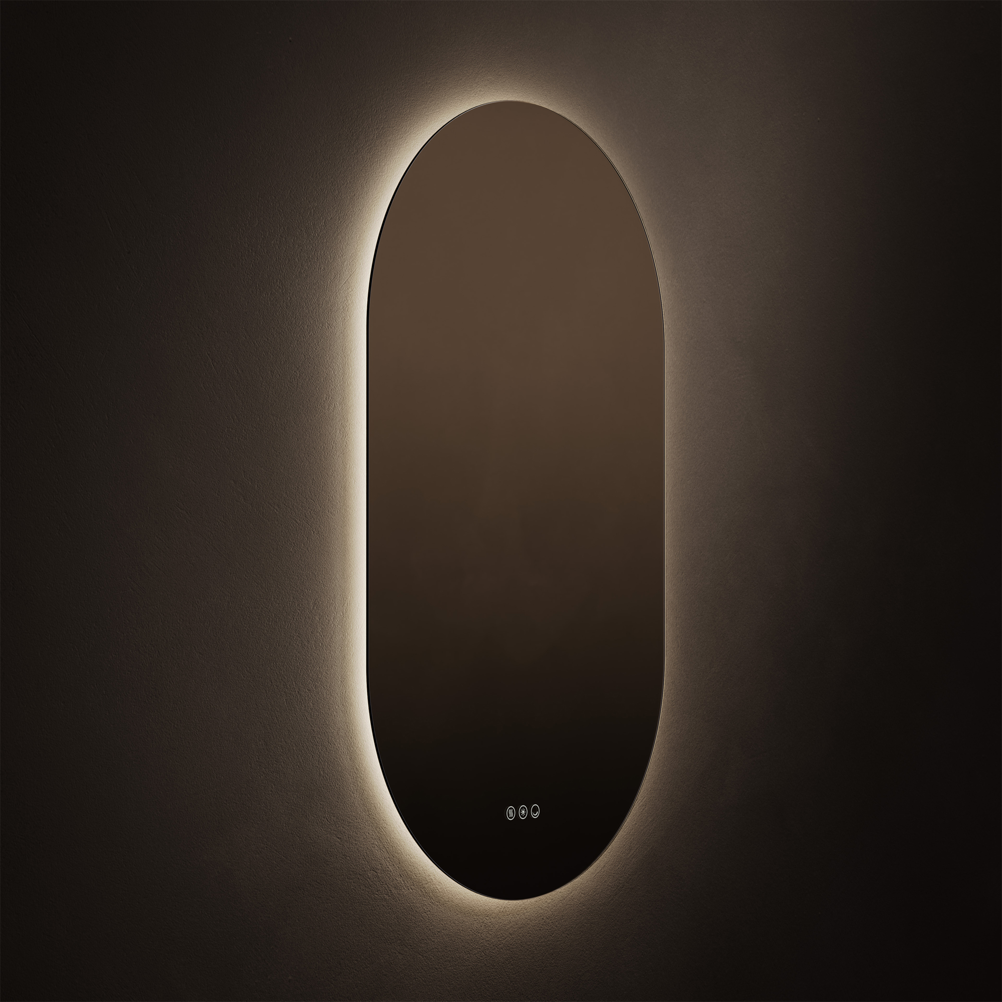 Origins Living Claris Capsule LED Illuminated Mirror with Demister Pad