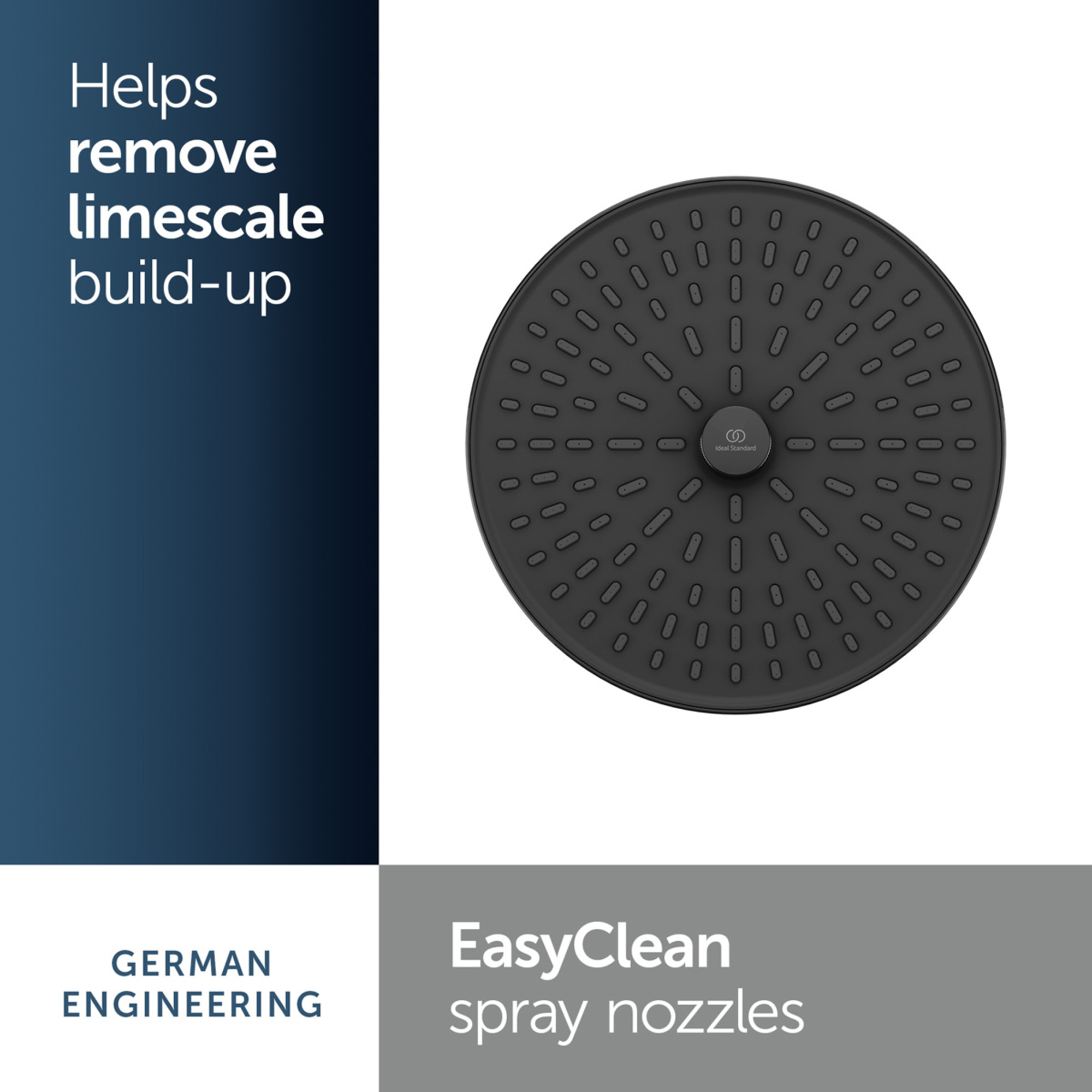 Ideal Standard Idealrain Alu+ Round Fixed Multi-Function Shower Head