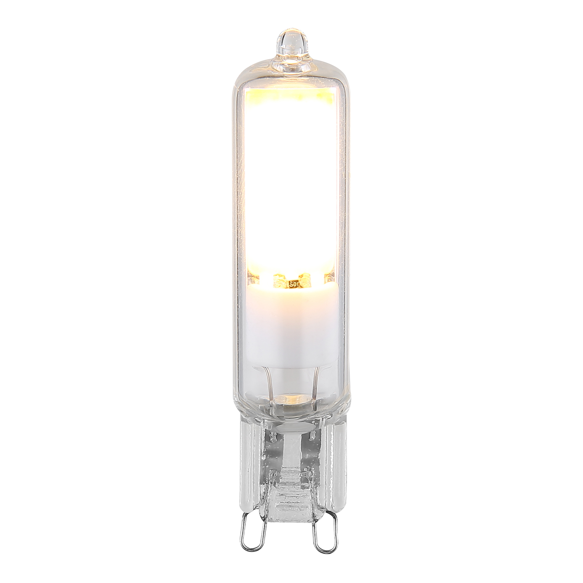 G9 Clear Glass Warm White 4W LED Bulb