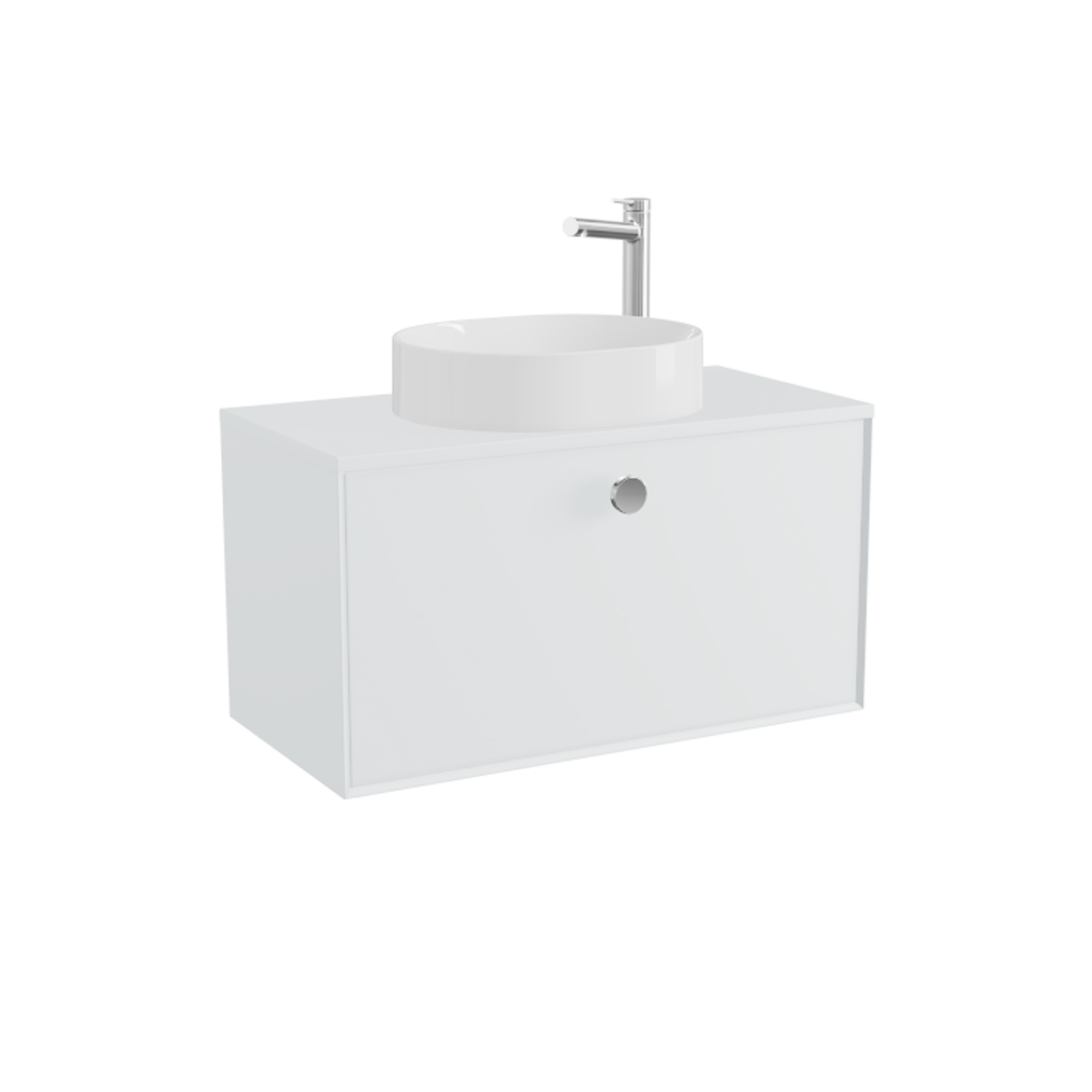 Vado Safari 800mm Wall Hung Vanity Unit & Worktop