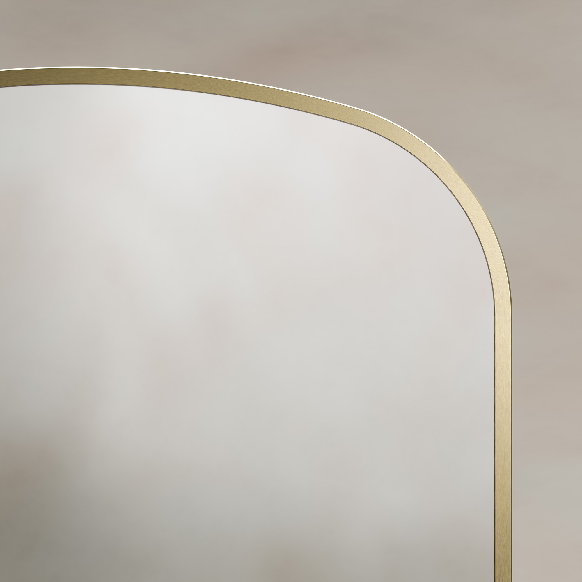 Origins Living Delphine Overmantle Arched Mirror - 600 x 900mm