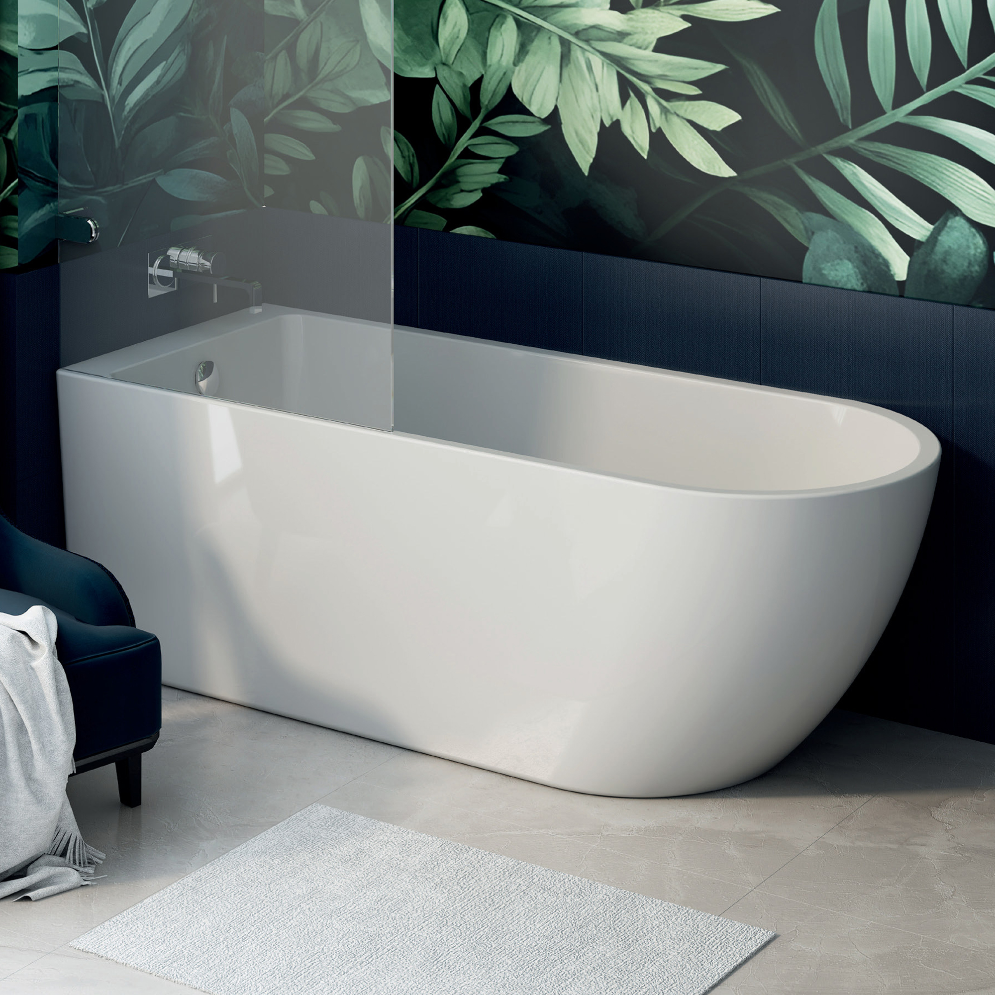Vincent Alexander Belgravia White Freestanding Bath - 1700 x 700mm