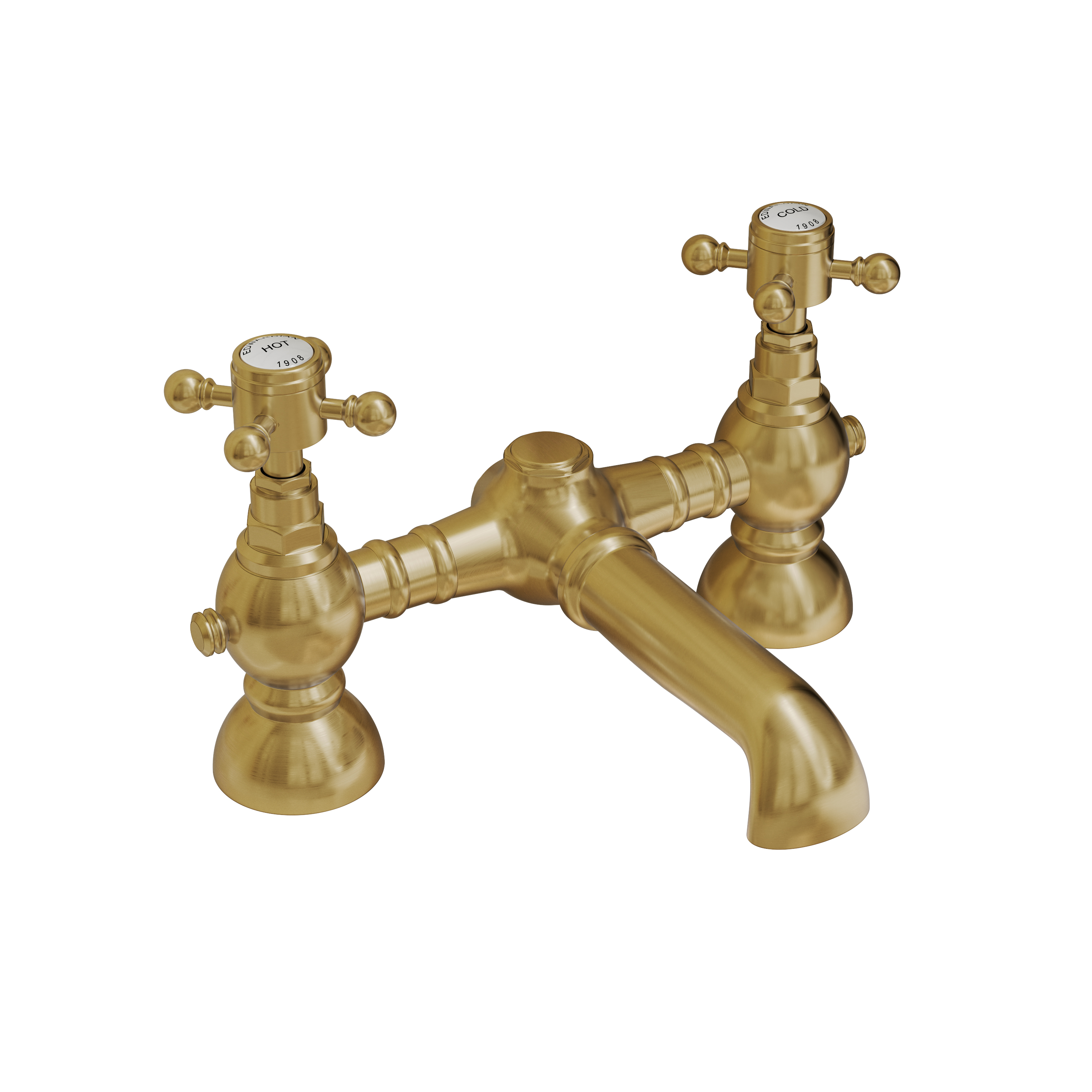 Butler & Rose Eliza Crosshead Deck Mounted Bath Filler Tap