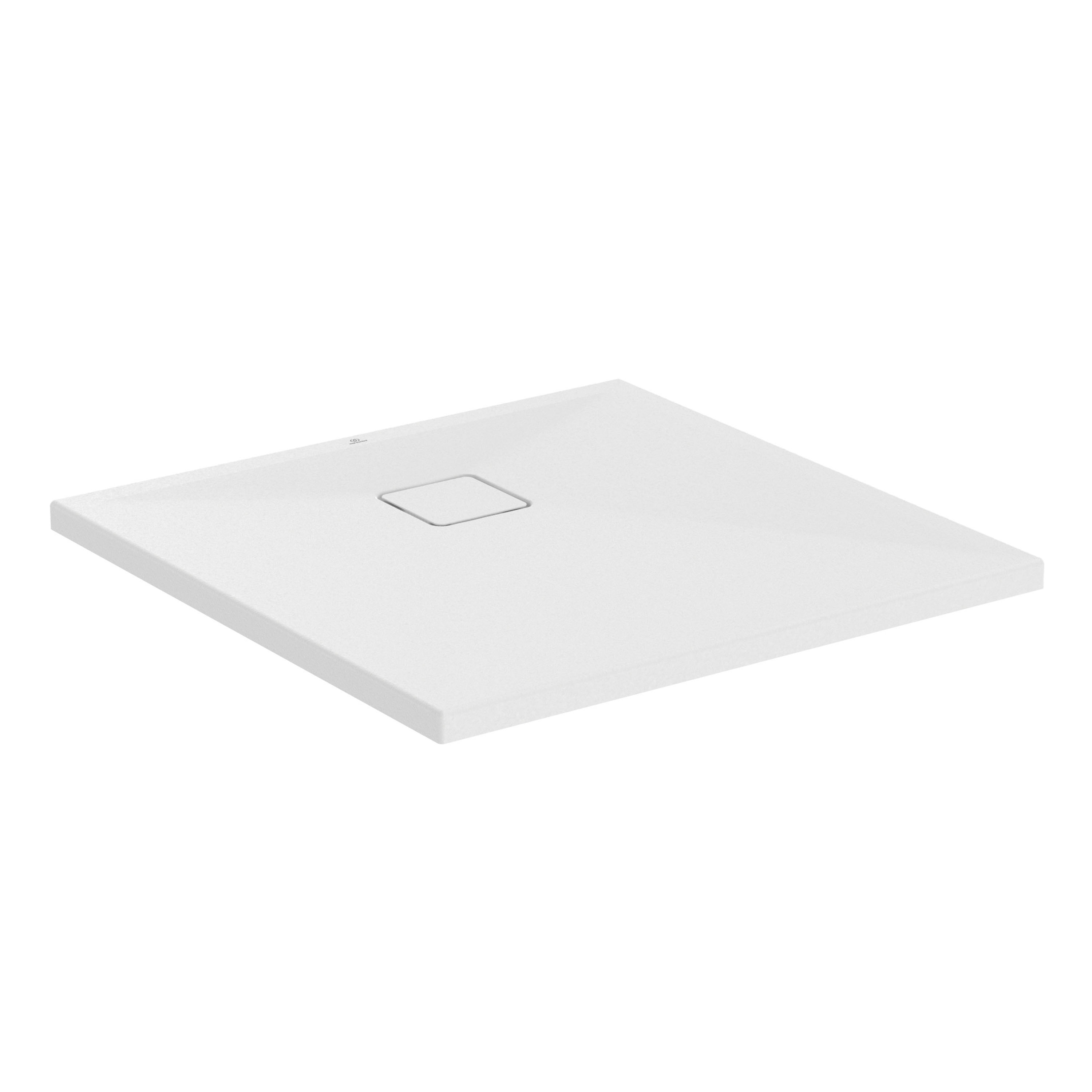 Ideal Standard Ultra Flat Evo Square Anti-Slip Acrylic Shower Tray with Offset Waste - 4 Sizes