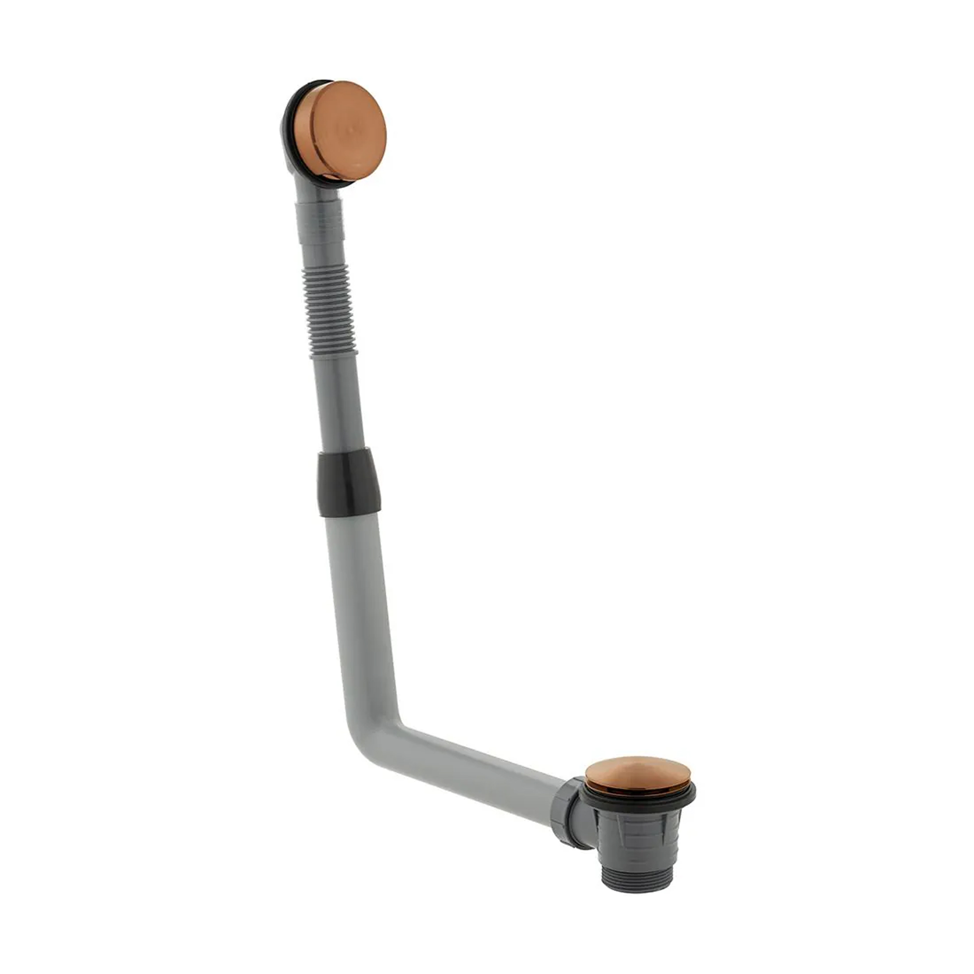 Vado Individual Round Click Clack Bath Waste with Overflow