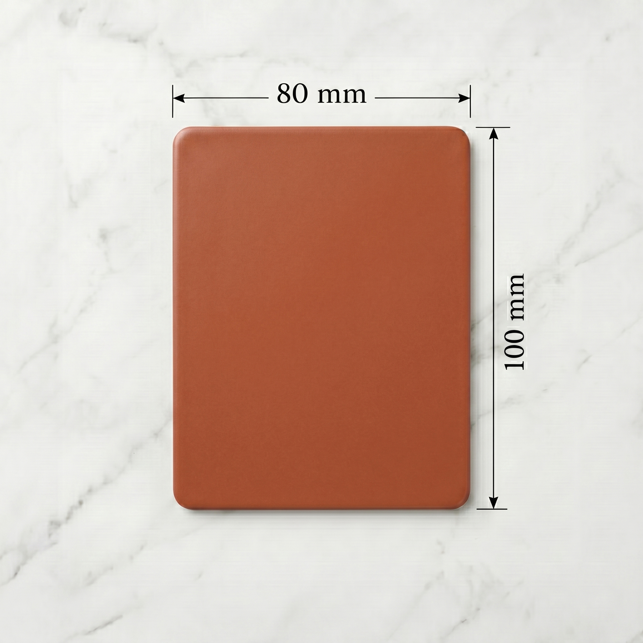 Drench Groove Fluted Furniture Sample - Burnt Orange