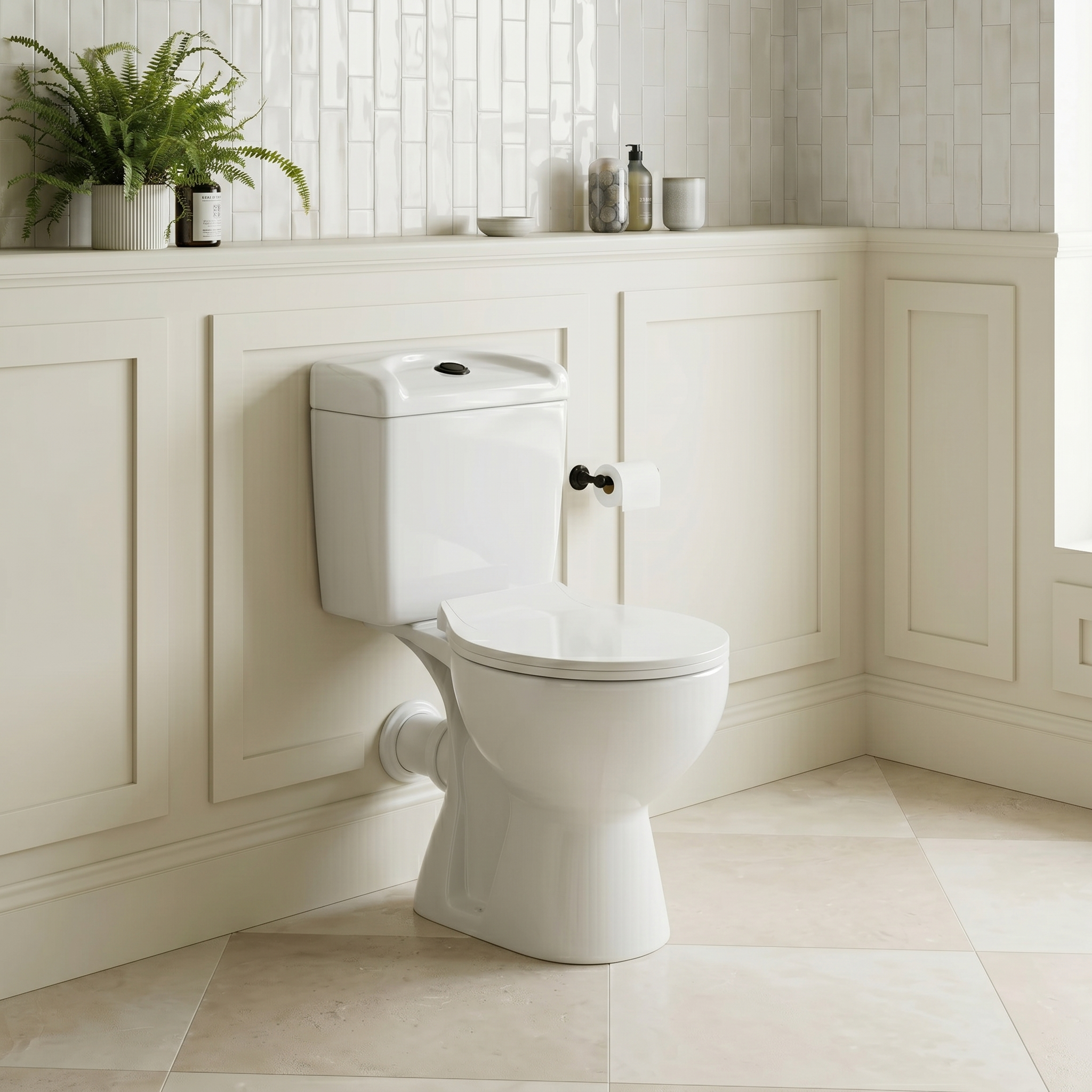 Emma Close Coupled Toilet & Seat