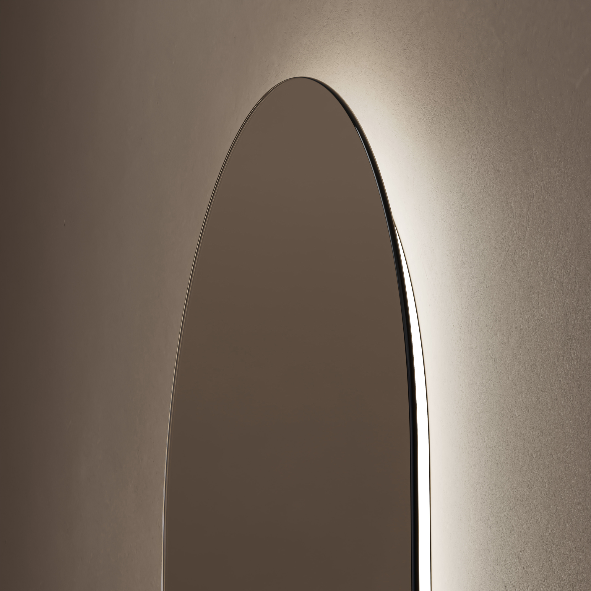 Origins Living Claris Arched LED Illuminated Mirror with Demister Pad & Colour Change Lights