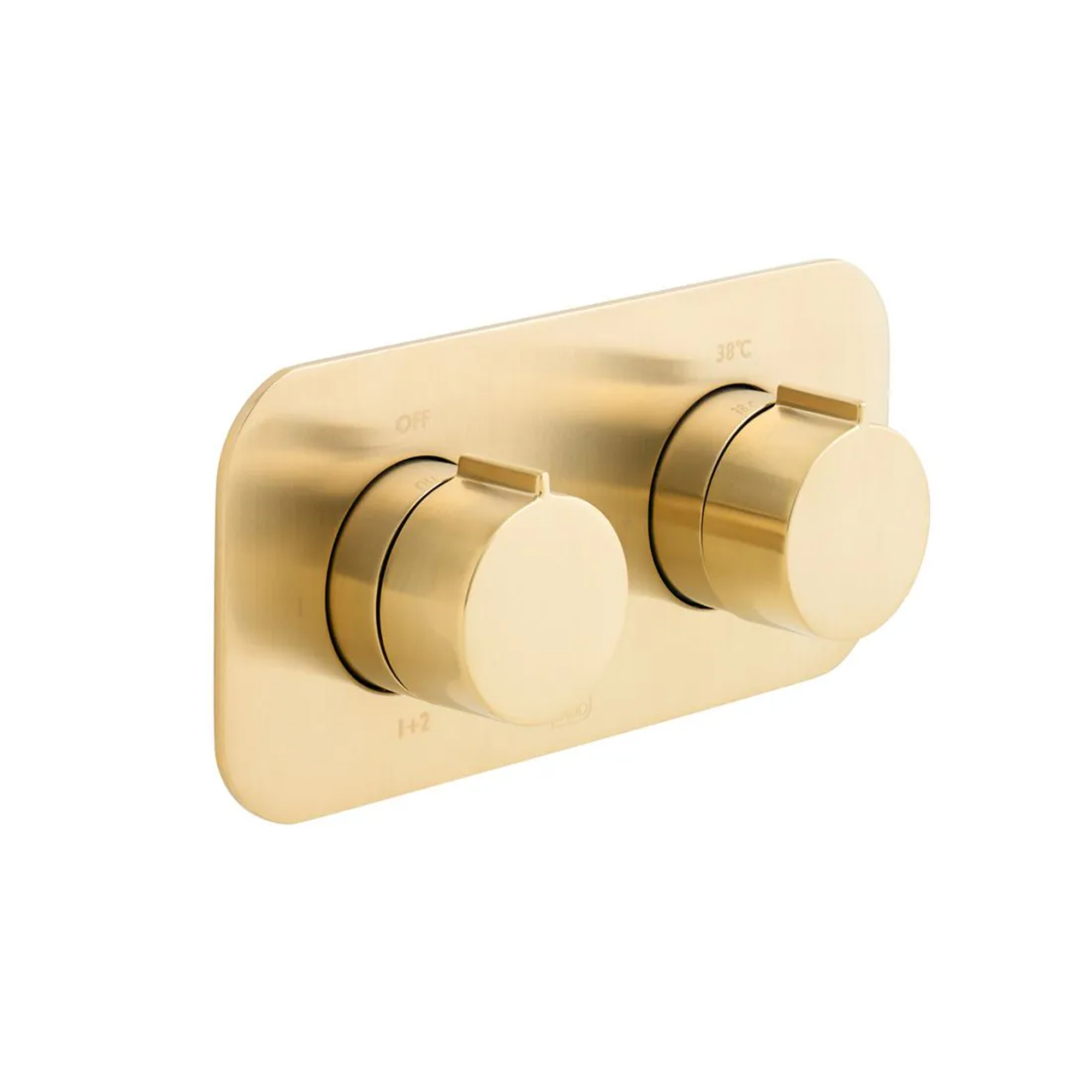 Vado Individual Tablet Altitude 2 Outlet 2 Handle Thermostatic Concealed Shower Valve