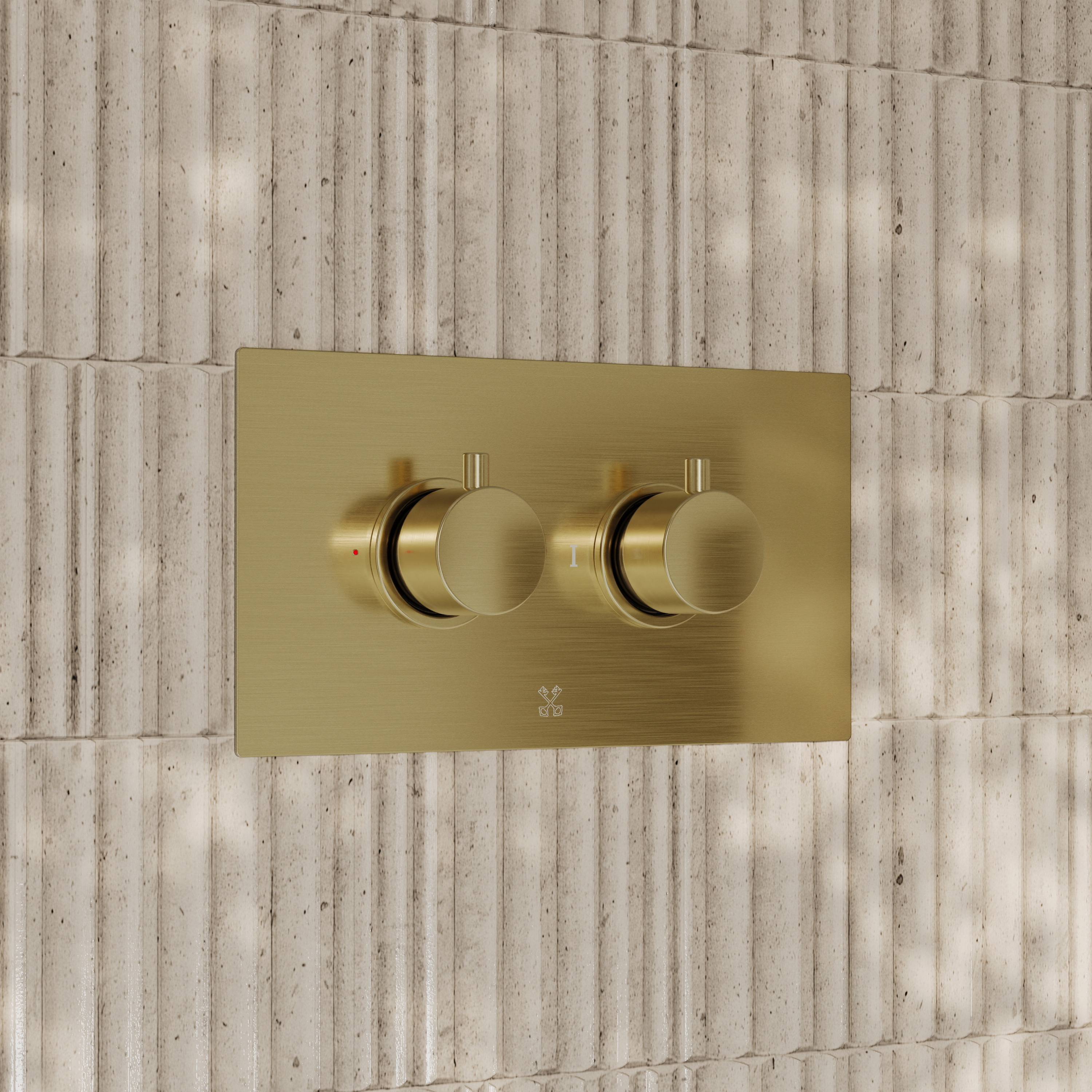 Core 2 Outlet Landscape Thermostatic Concealed Shower Valve