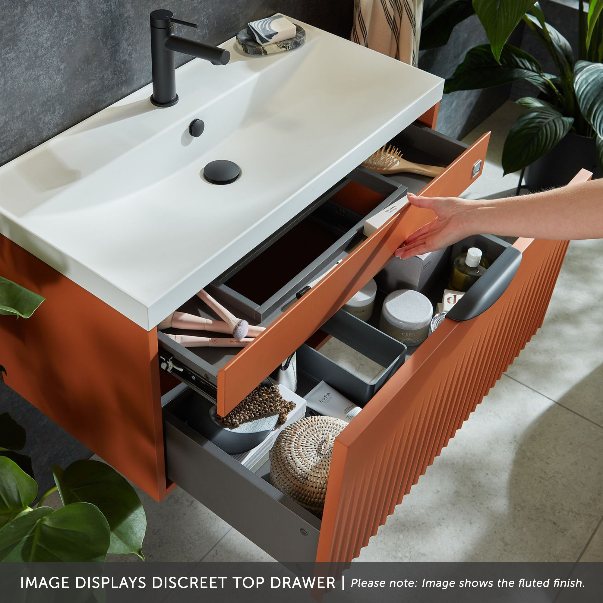 Vado Safari 600mm Floorstanding Vanity Unit & Worktop