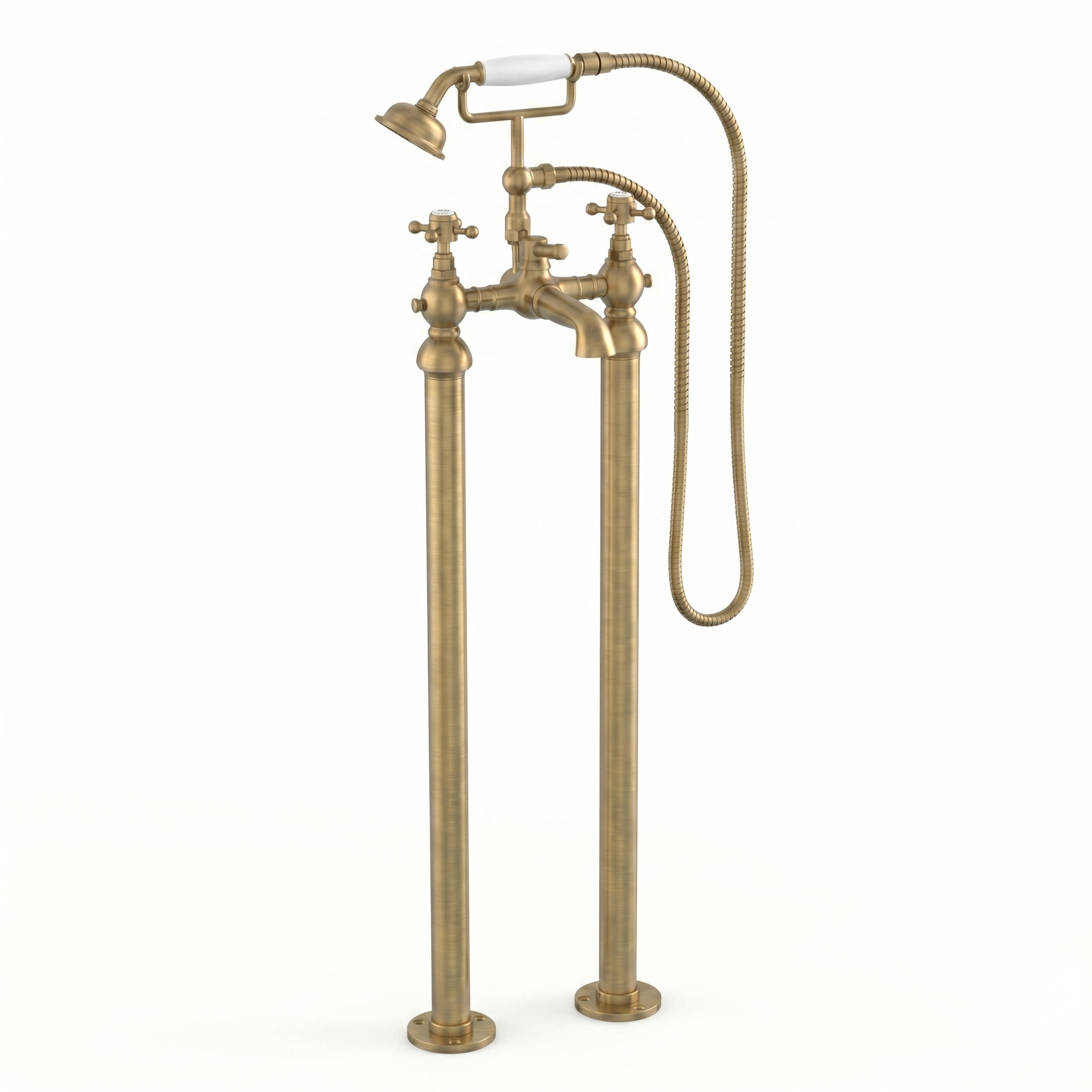 Butler & Rose Eliza Crosshead Freestanding Bath Shower Mixer Tap