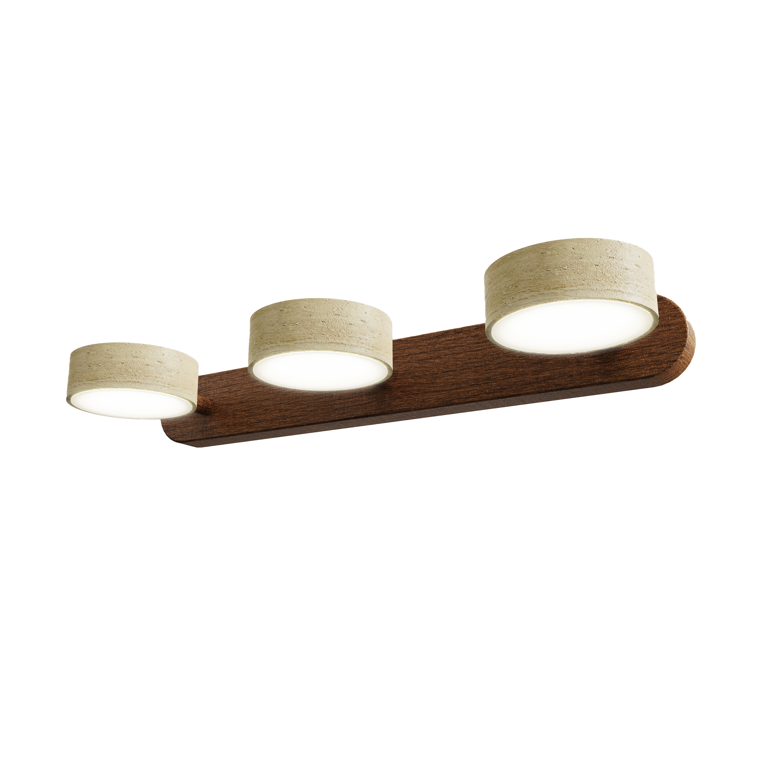 Drench Trio Stone Wall Light