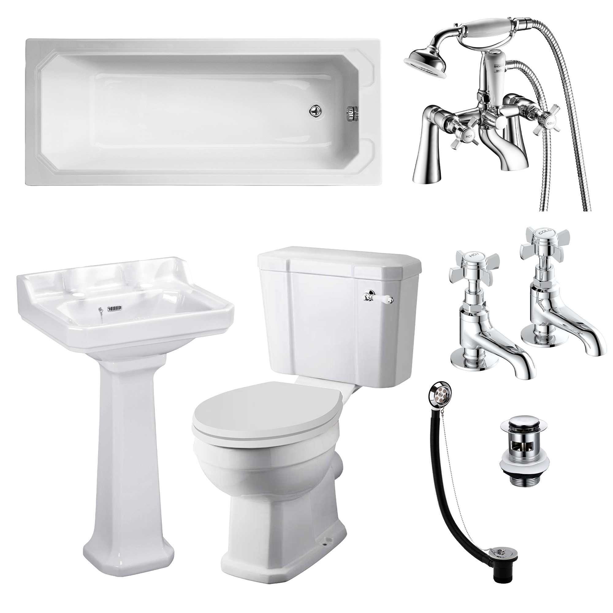 Butler & Rose Catherine Traditional Bathroom Suite