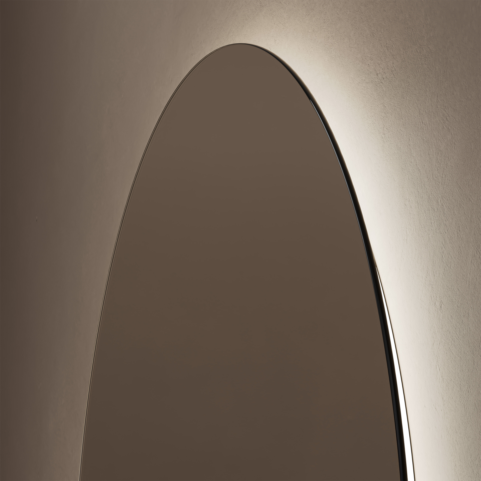 Origins Living Claris Arched LED Illuminated Mirror with Demister Pad & Colour Change Lights