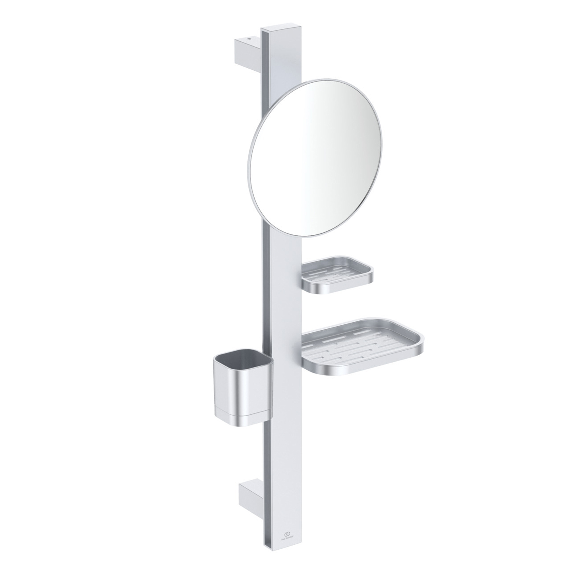 Ideal Standard Alu+ 200mm Magnifying Mirror & Beauty Bar