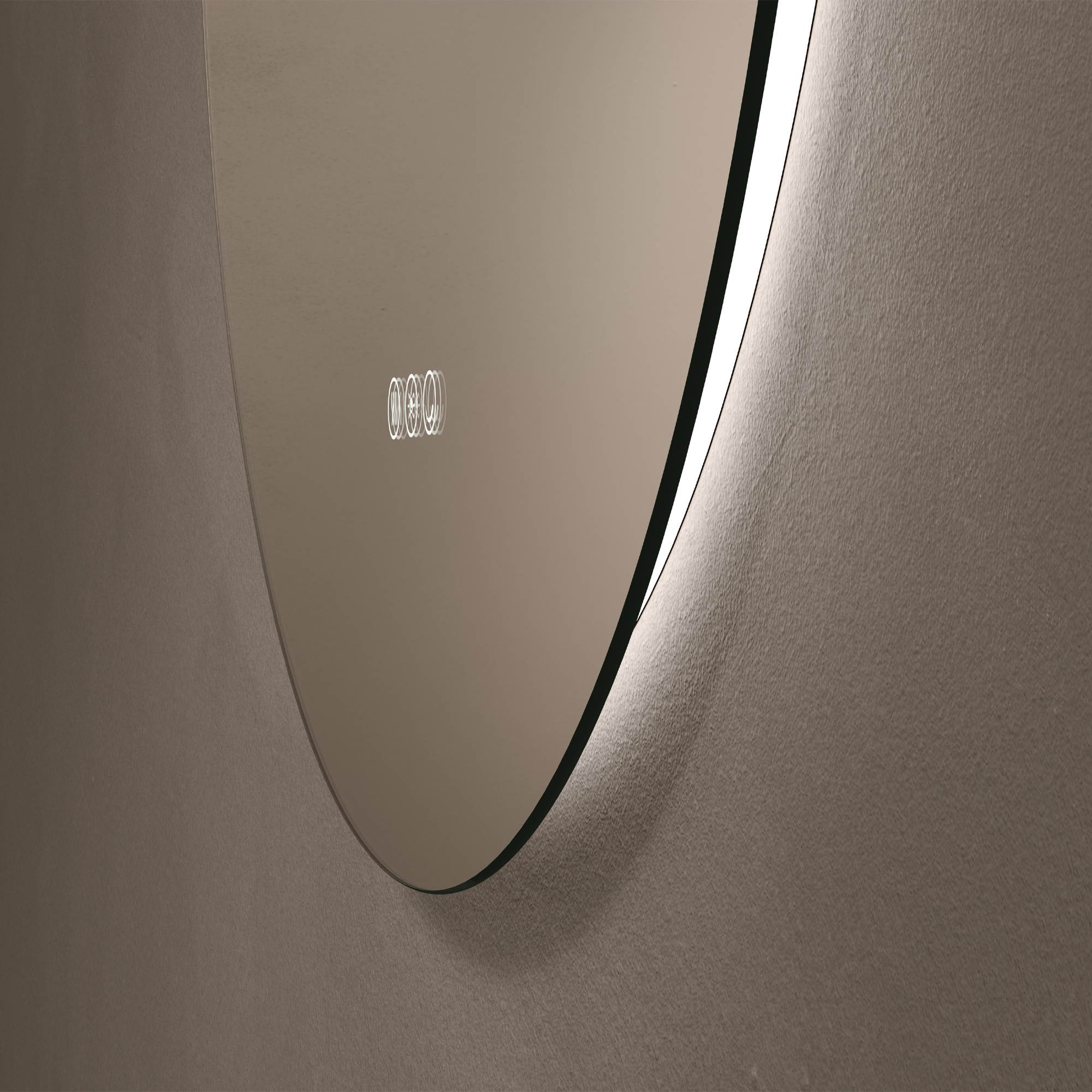 Origins Living Claris Round LED Illuminated Mirror with Demister Pad & Colour Change Lights