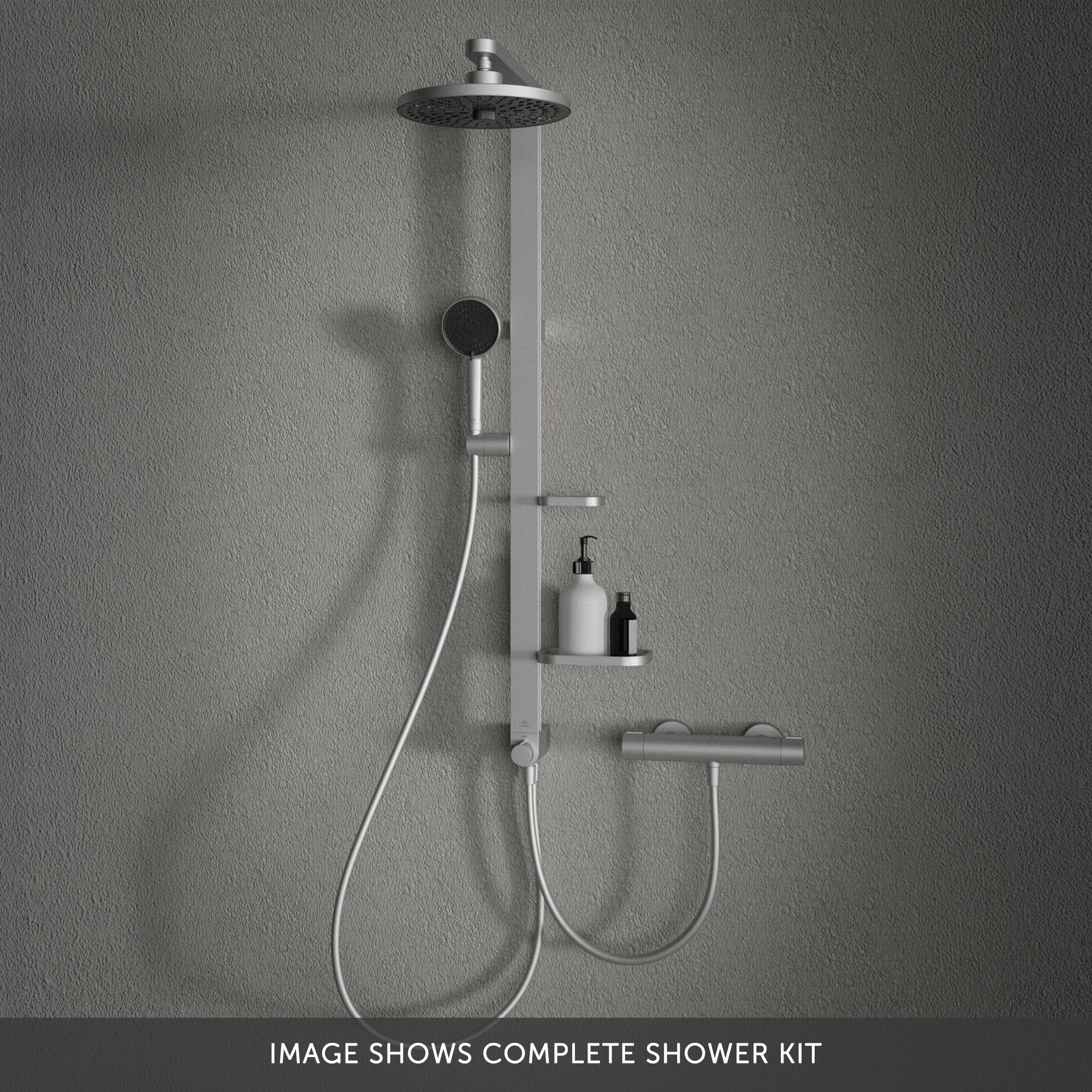 Ideal Standard Ceratherm Alu+ Exposed Thermostatic Bar Shower Valve