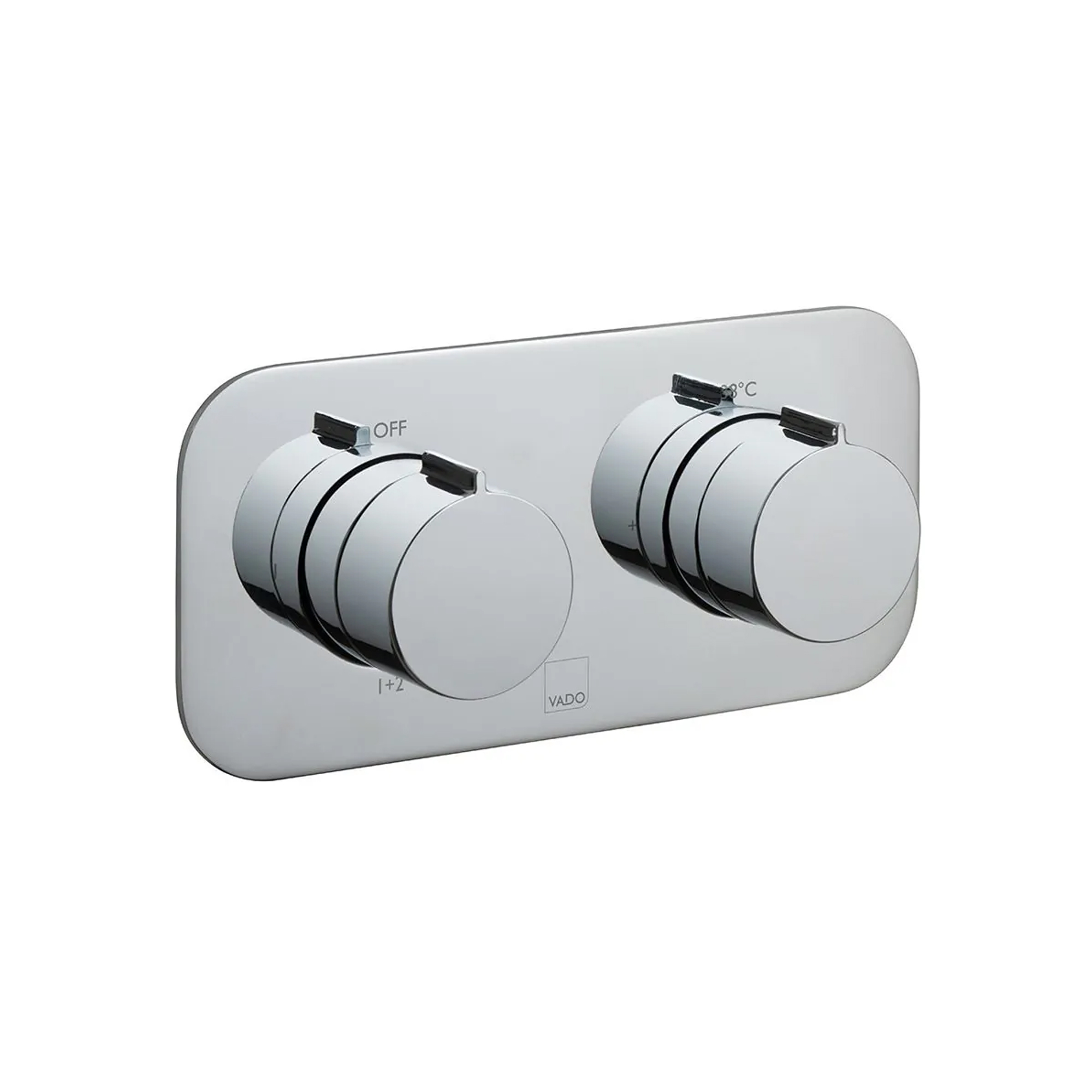Vado Tablet Altitude Concealed Thermostatic Shower Valve - 2 Outlets