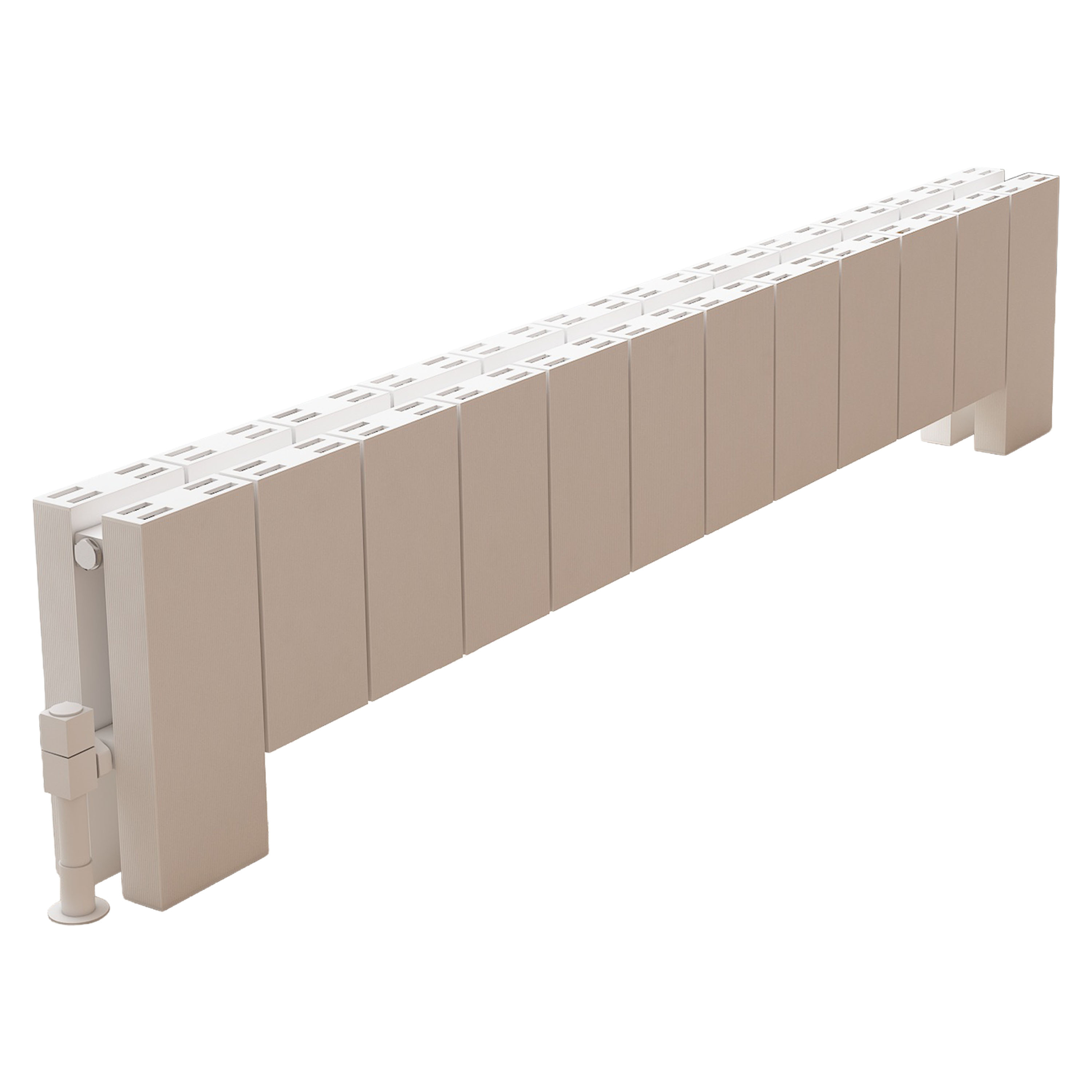 Carisa Elvino Floorstanding Panel Designer Aluminium Radiator