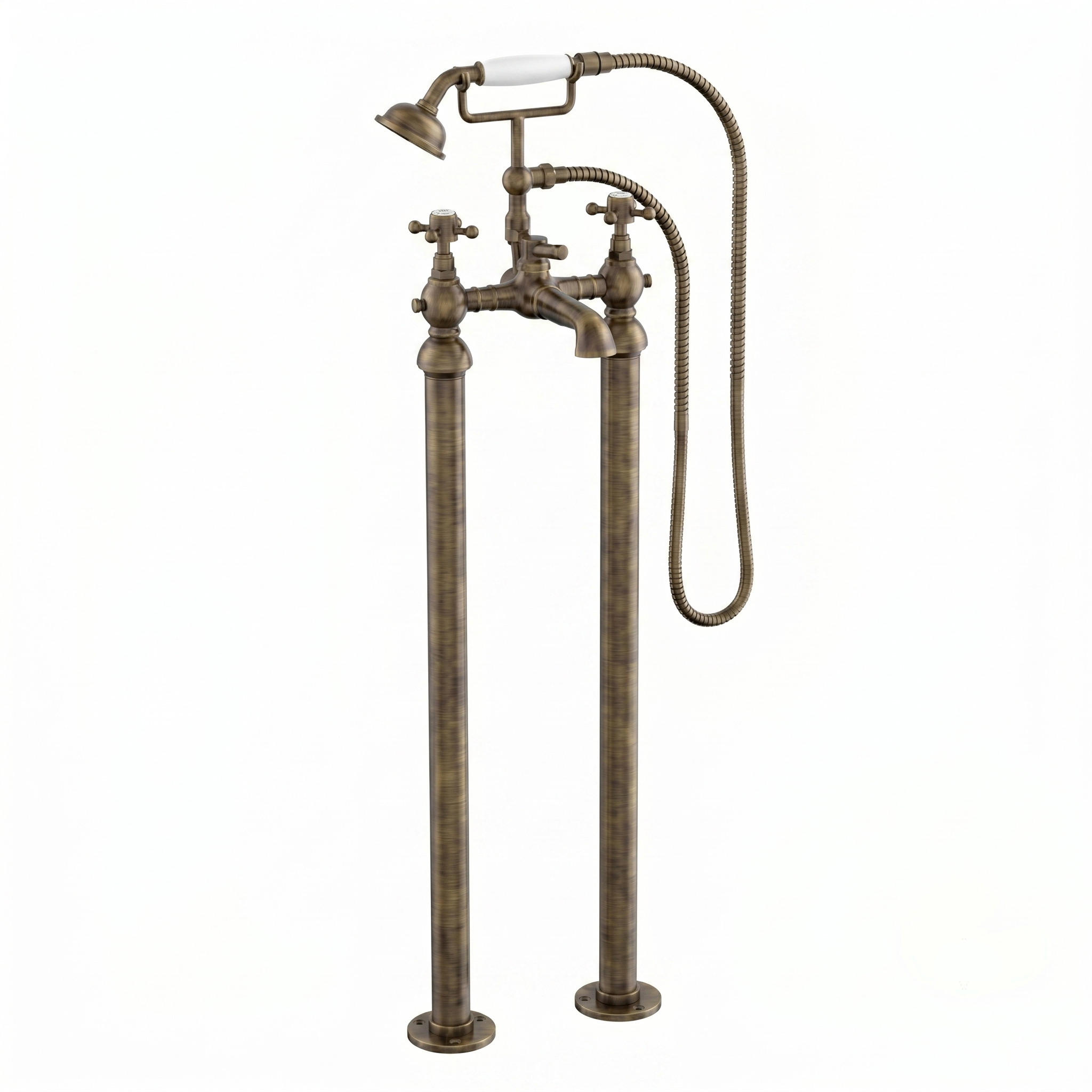 Butler & Rose Eliza Crosshead Freestanding Bath Shower Mixer Tap