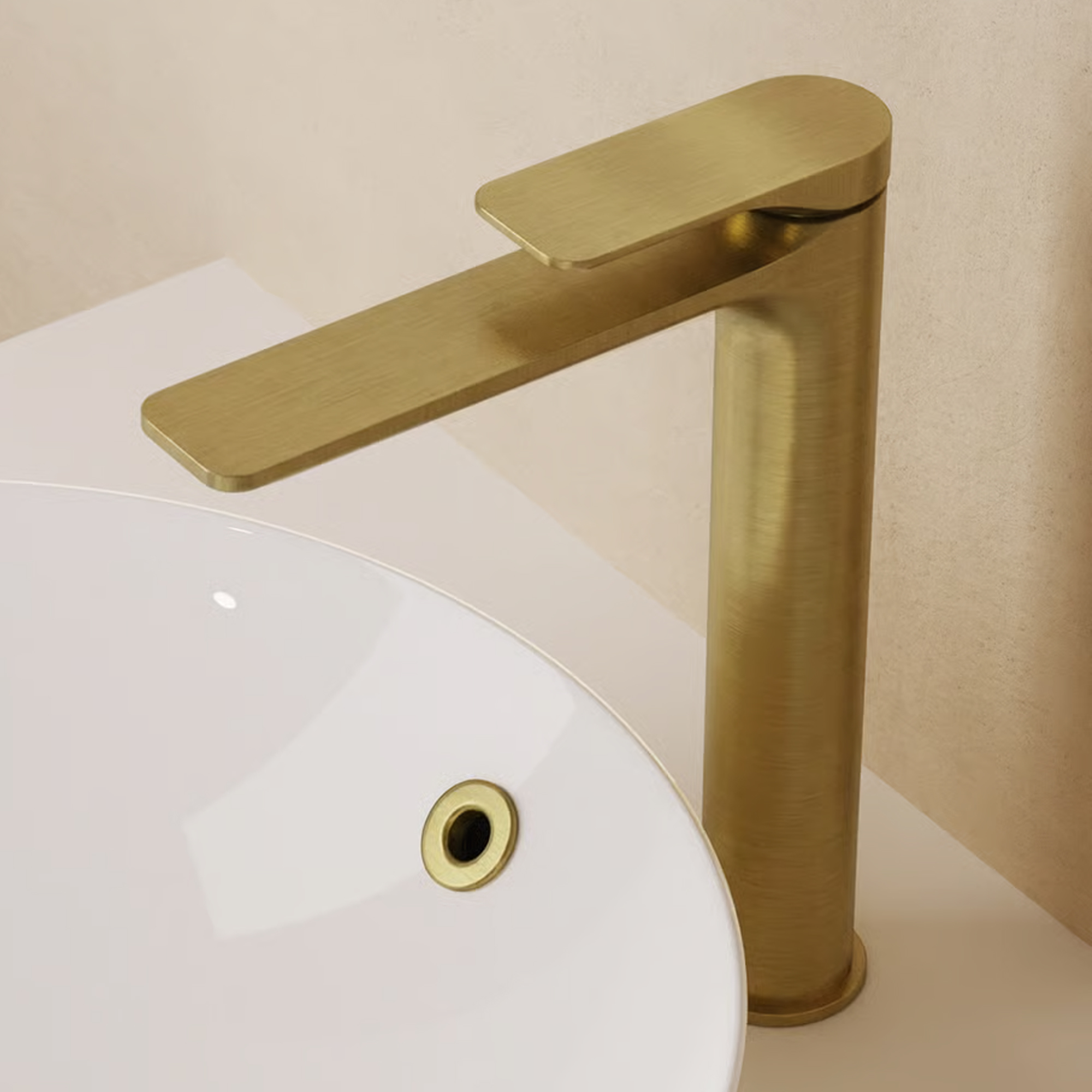 Crosswater Fuse Tall Mono Basin Mixer Tap with Click Clack Waste
