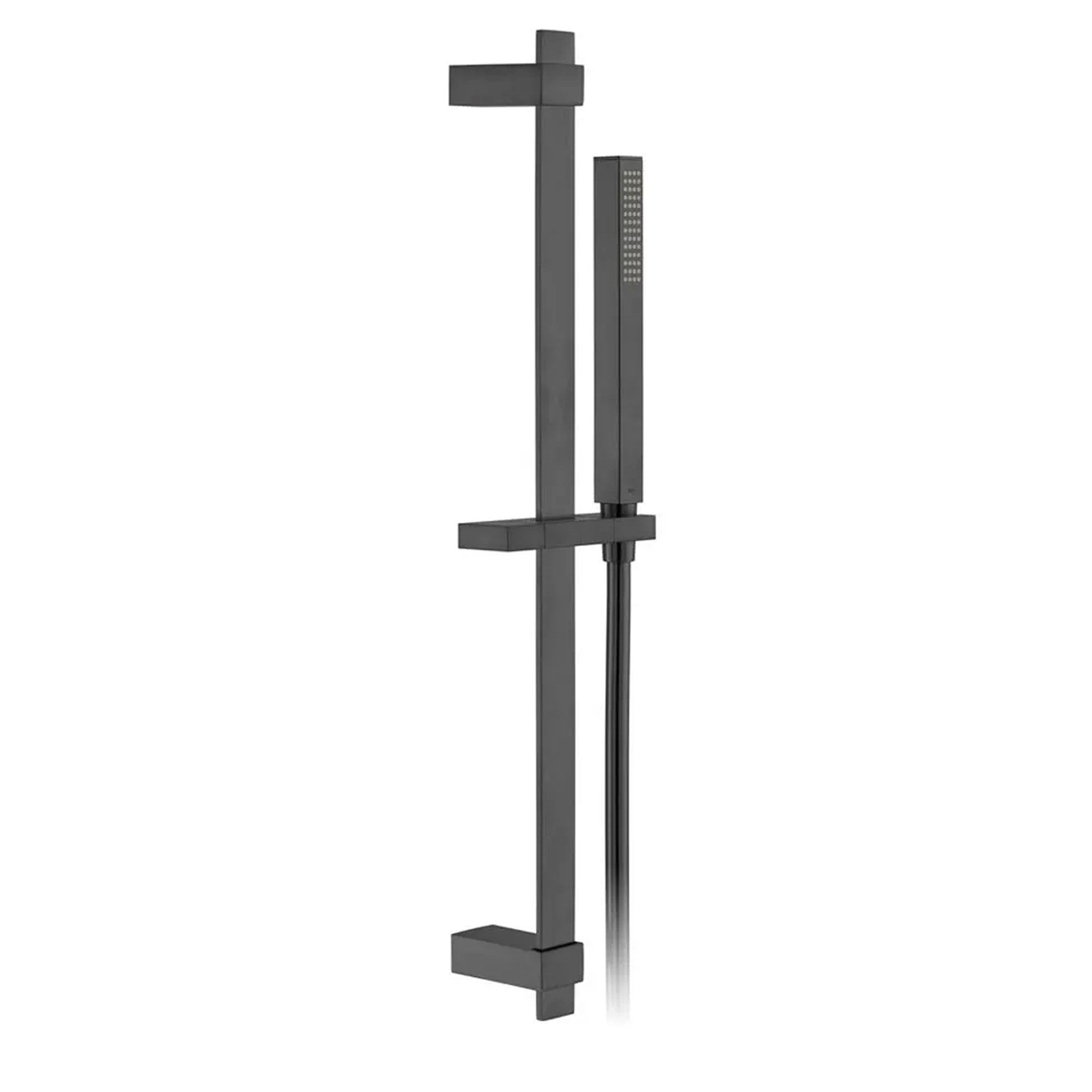 Vado Individual Tablet Notion 2 Outlet Square Concealed Thermostatic Valve, Fixed Head & Shower Rail Kit