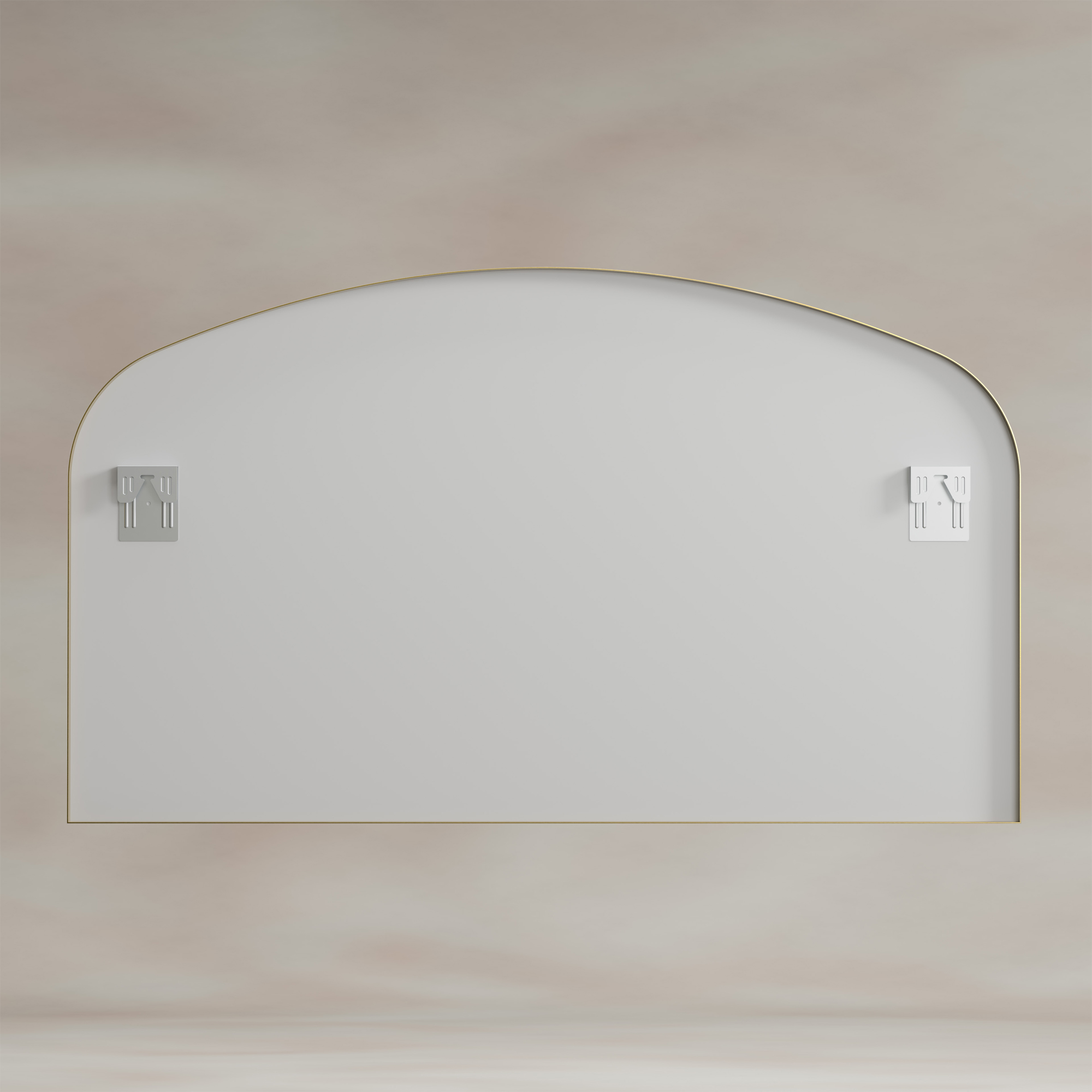 Origins Living Delphine Overmantle Arched Mirror - 1200 x 700mm