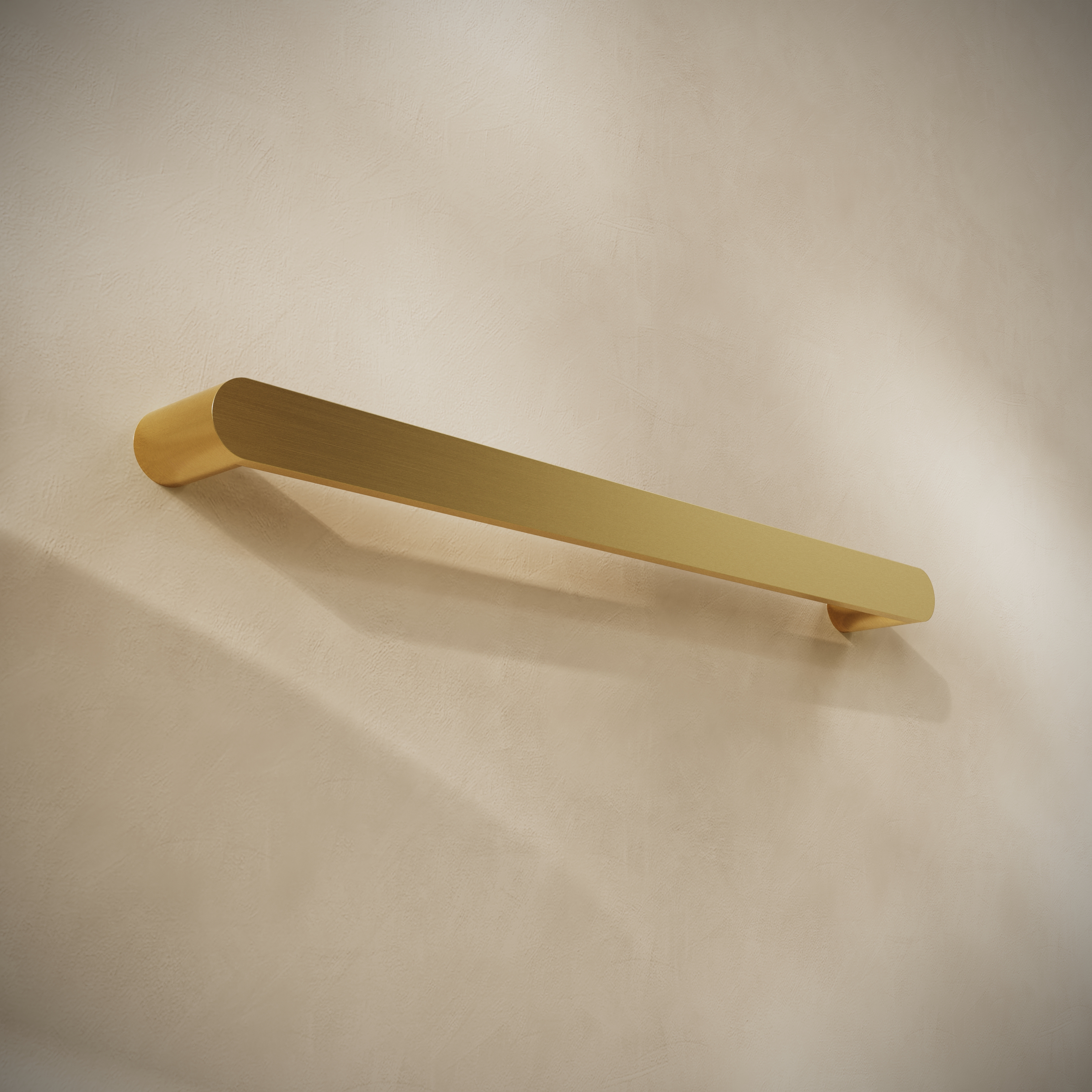 Toasty Duna Brushed Brass Electric Heated Towel Rail