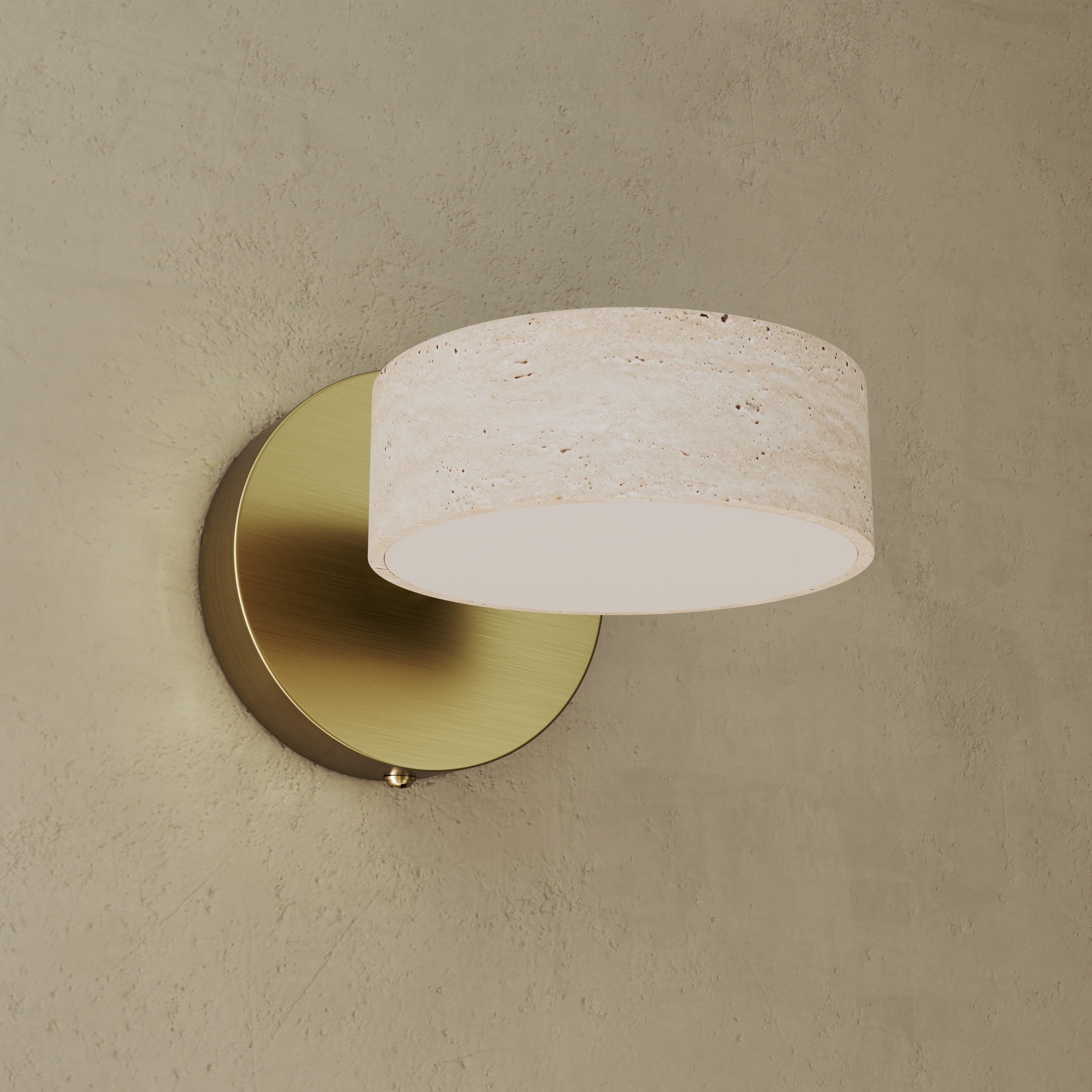 Drench Single Stone Spot Wall Light