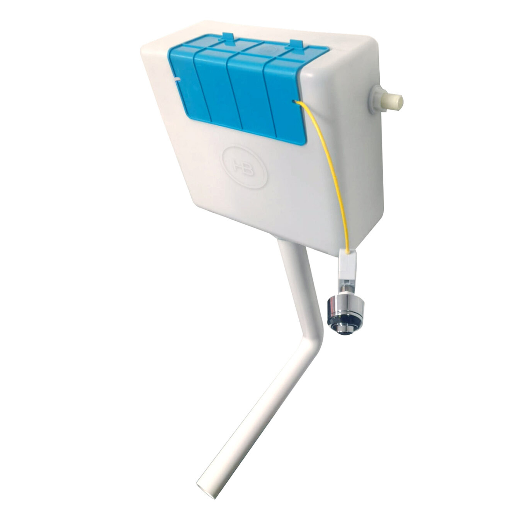 Drench Dual Flush Concealed Cistern with Dual Flush Plate