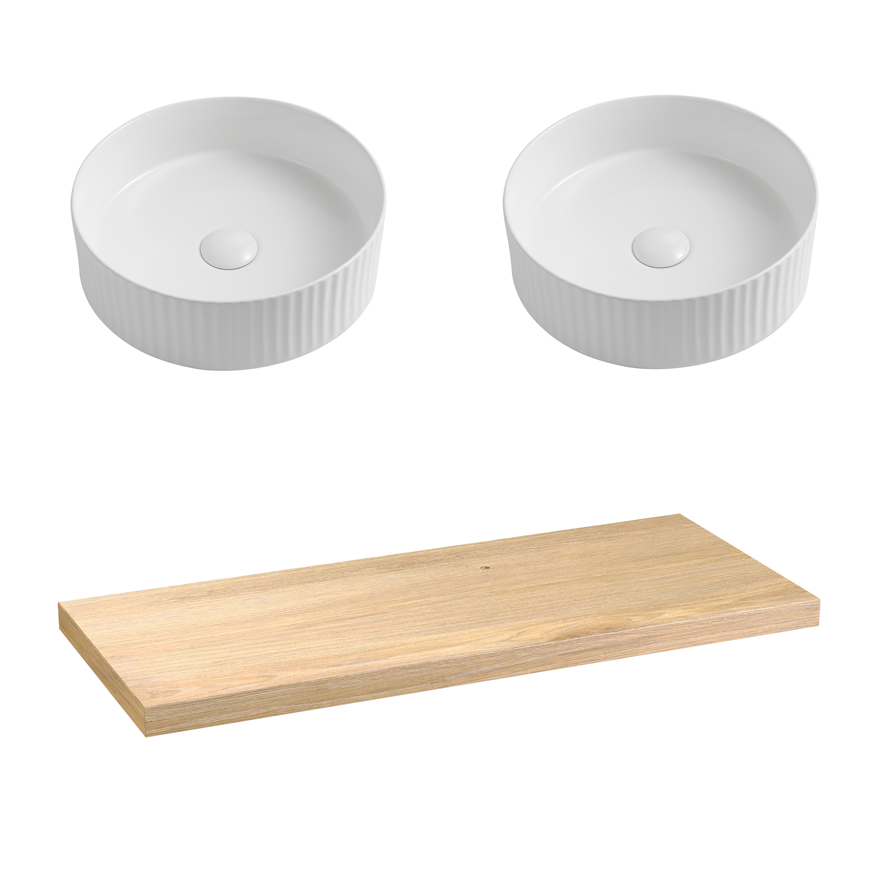 Sophia Basin Shelf with Countertop Basin - 3 sizes