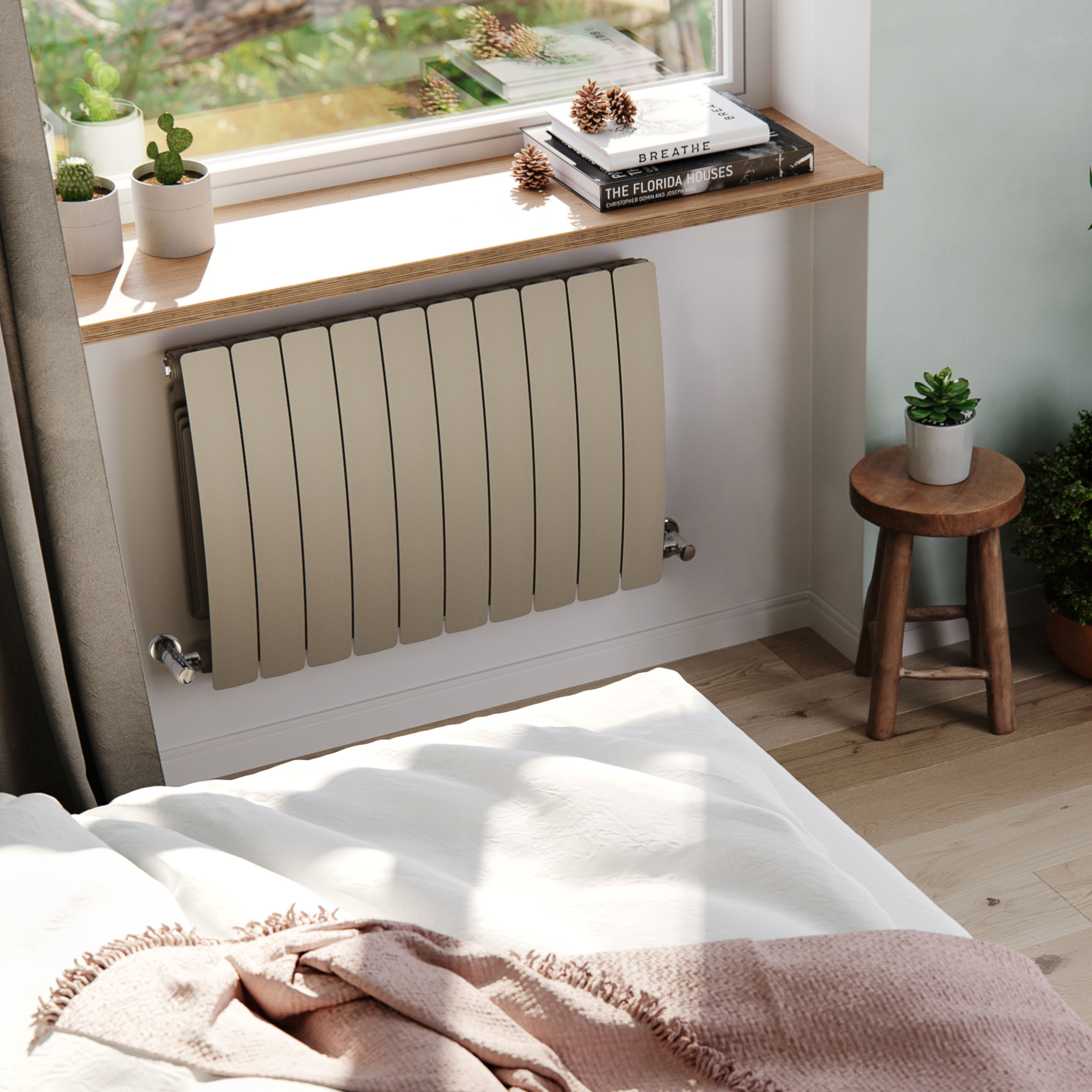 Terma Bergamo Single Panel Horizontal Radiator - 3 Sizes
